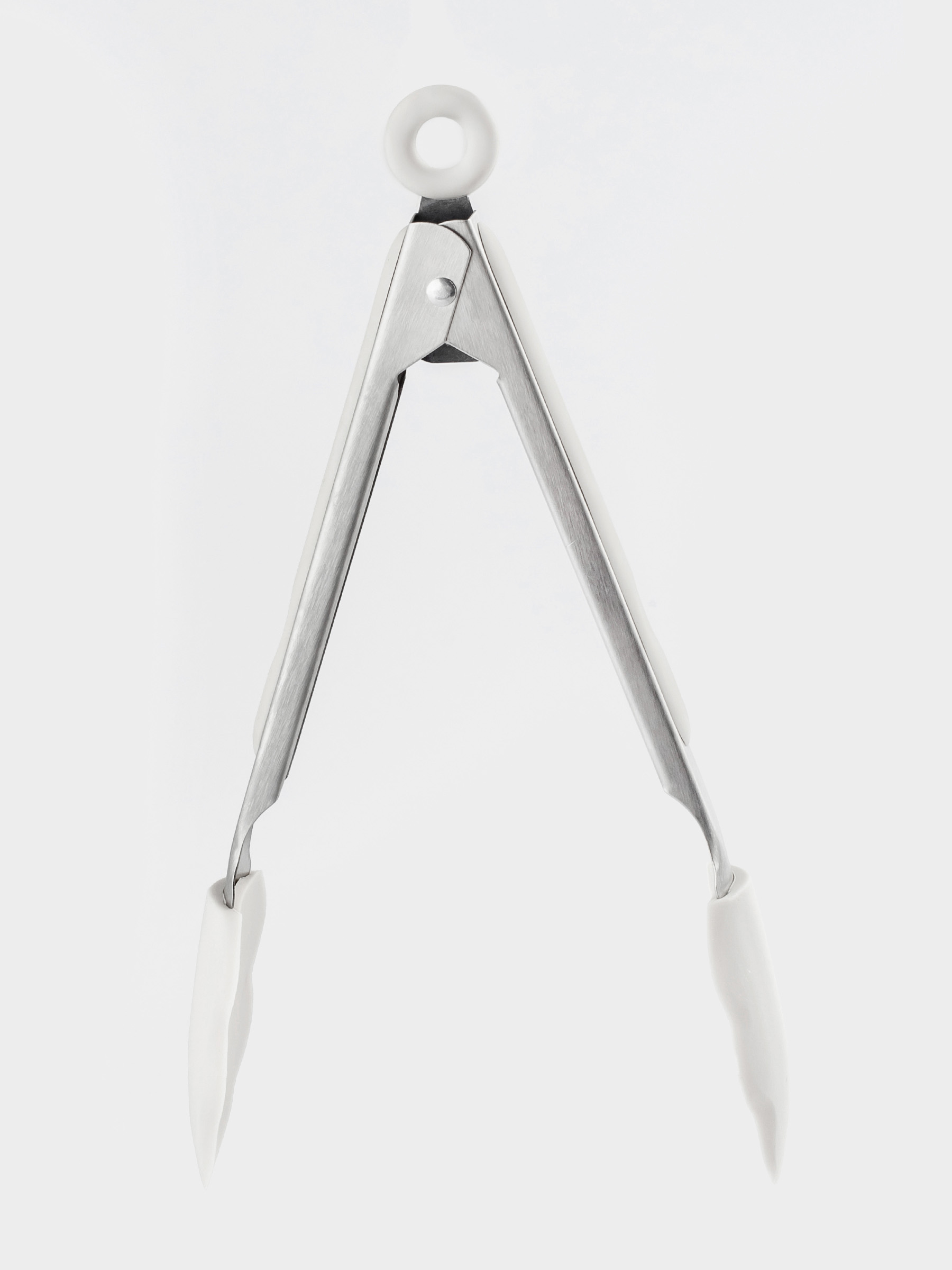 Kitchen tongs, 27 cm, silicone / steel, milky, soft kitchen, image-7
