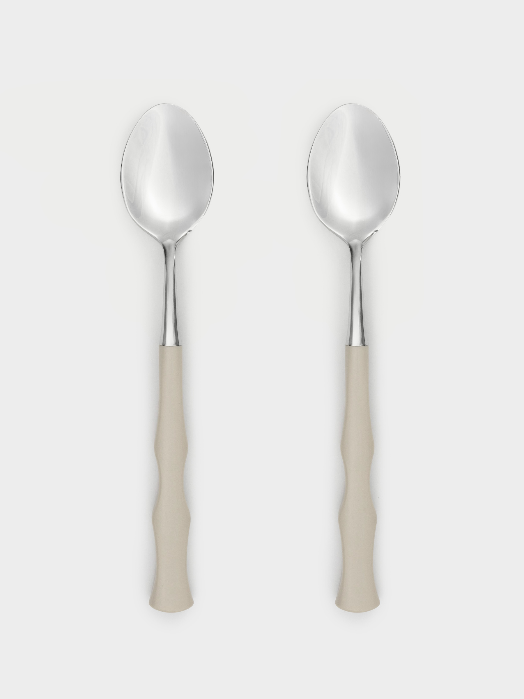 Tea spoon, 2 pcs, steel / plastic, beige, Bends, Toronto, image-4
