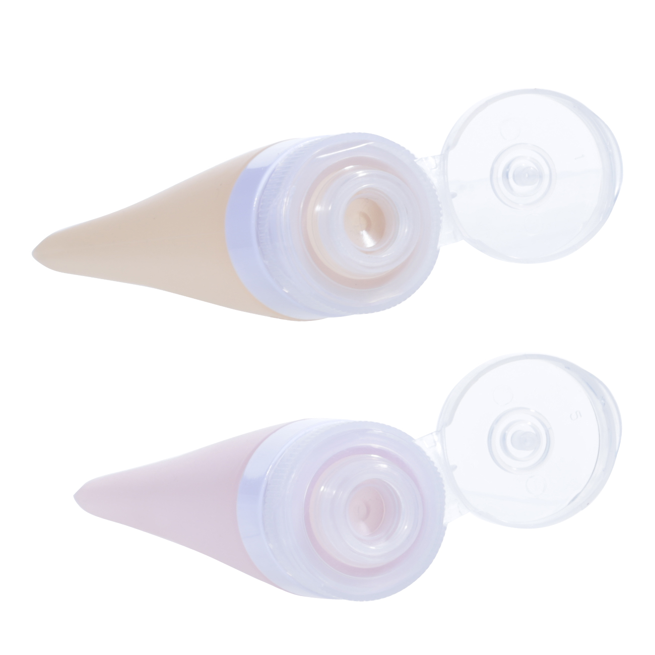 Travel bottle set, 3 pcs, tubes, in cosmetic bag, silicone, Travel color, image-0