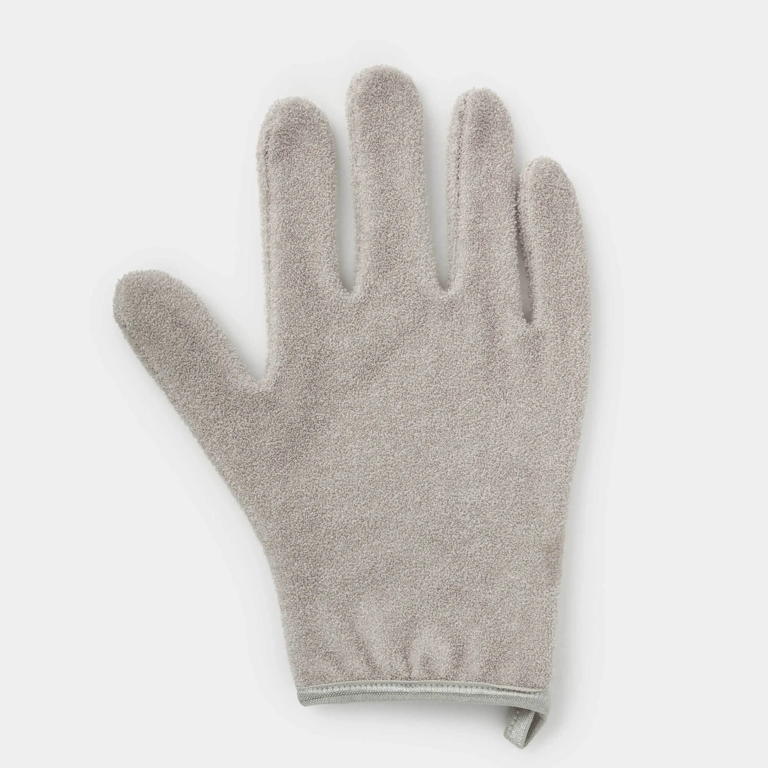Body wash glove, 12x20 cm, bamboo, grey, Bamboo spa, image-0