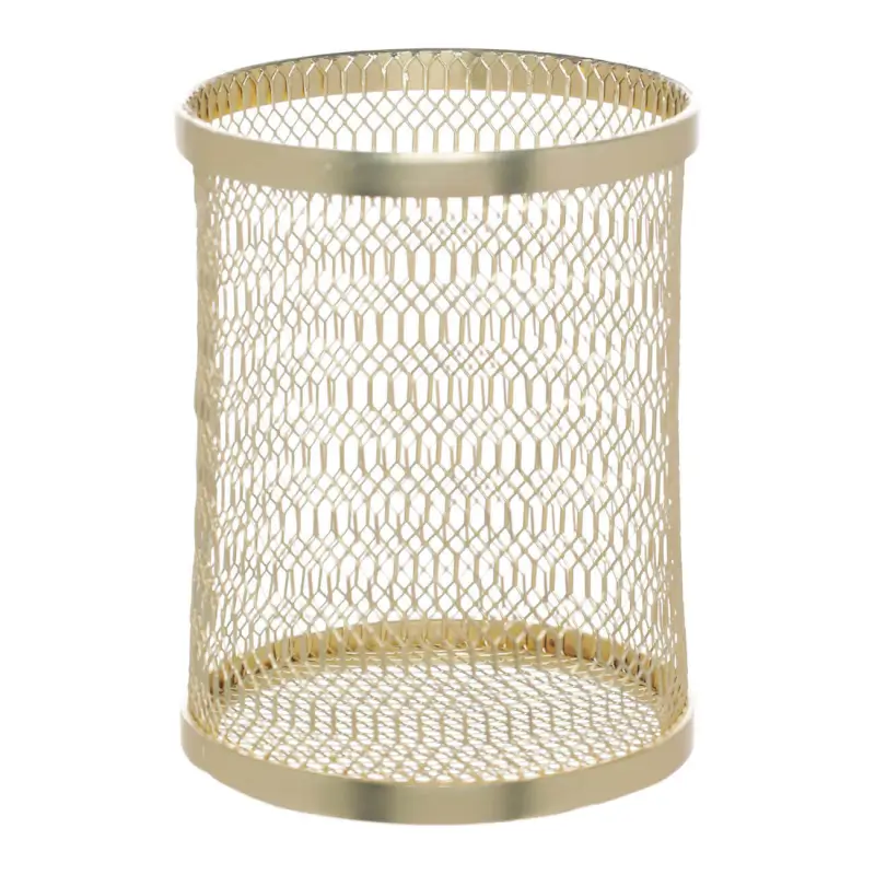 Cosmetic brush stand, 10 cm, metal, gold, Nimbus