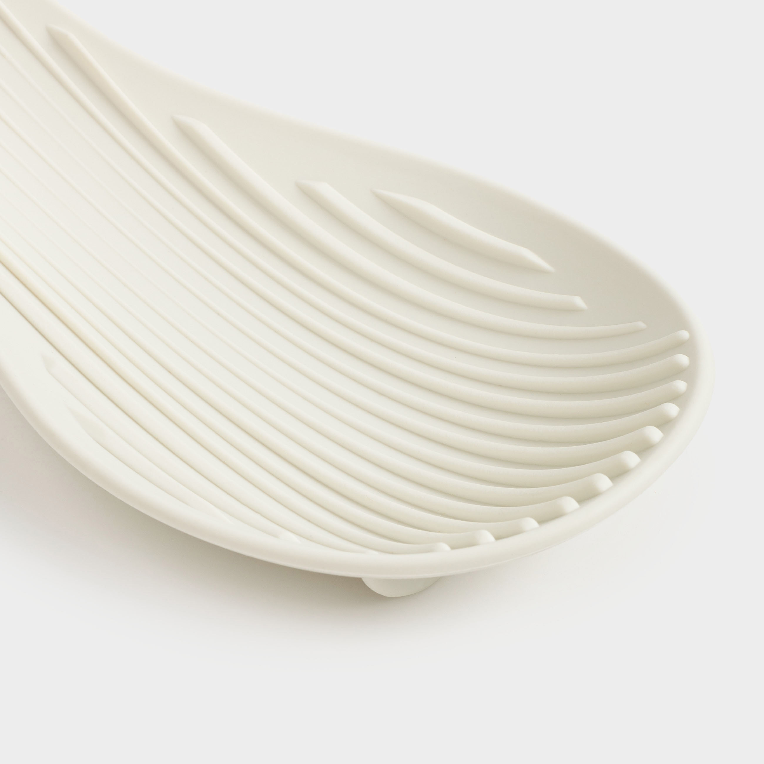 Spoon stand, 22 cm, silicone, beige, Wavelet, image-7
