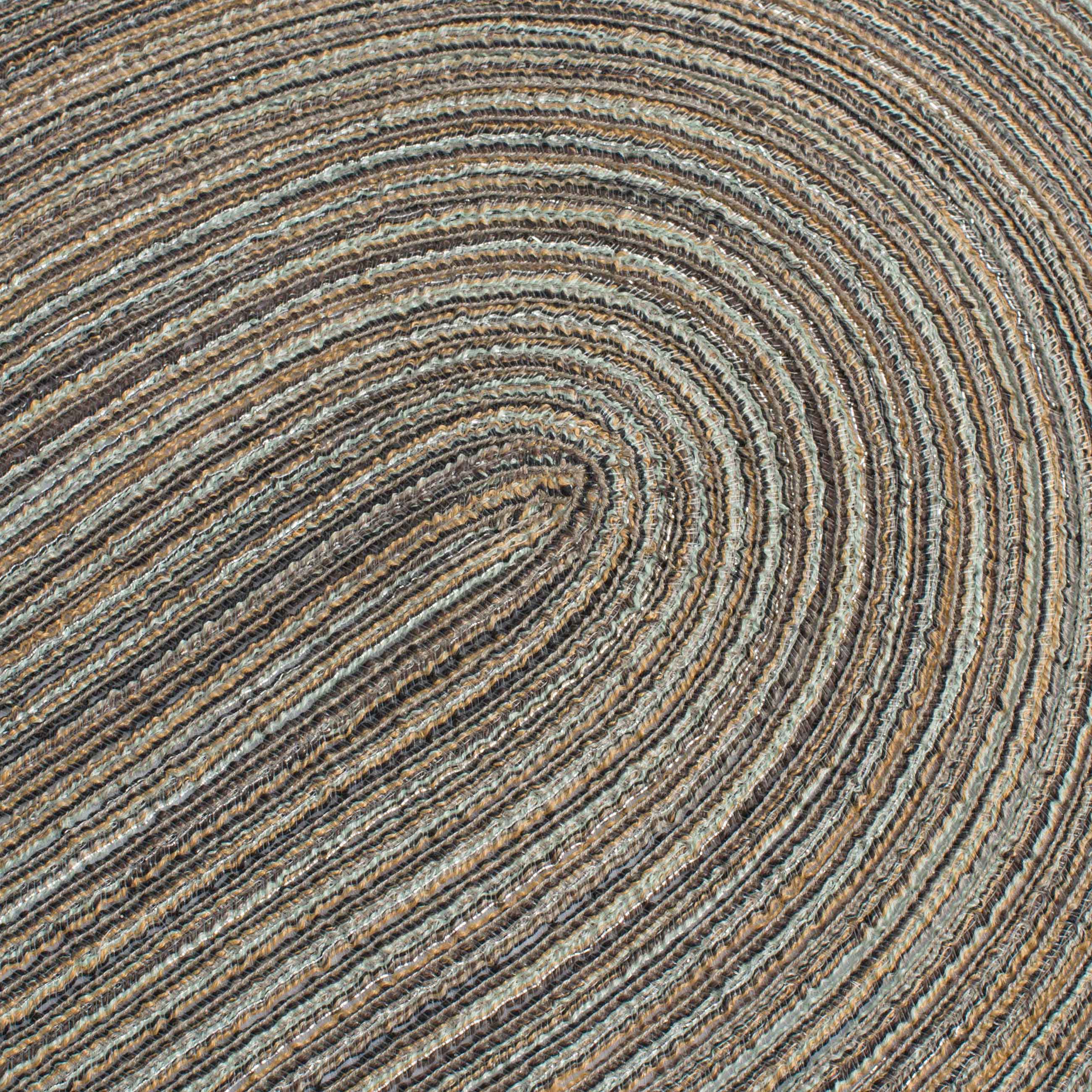 Placemat, 30x45 cm, polyester, oval, gray-brown, Rotary, image-0