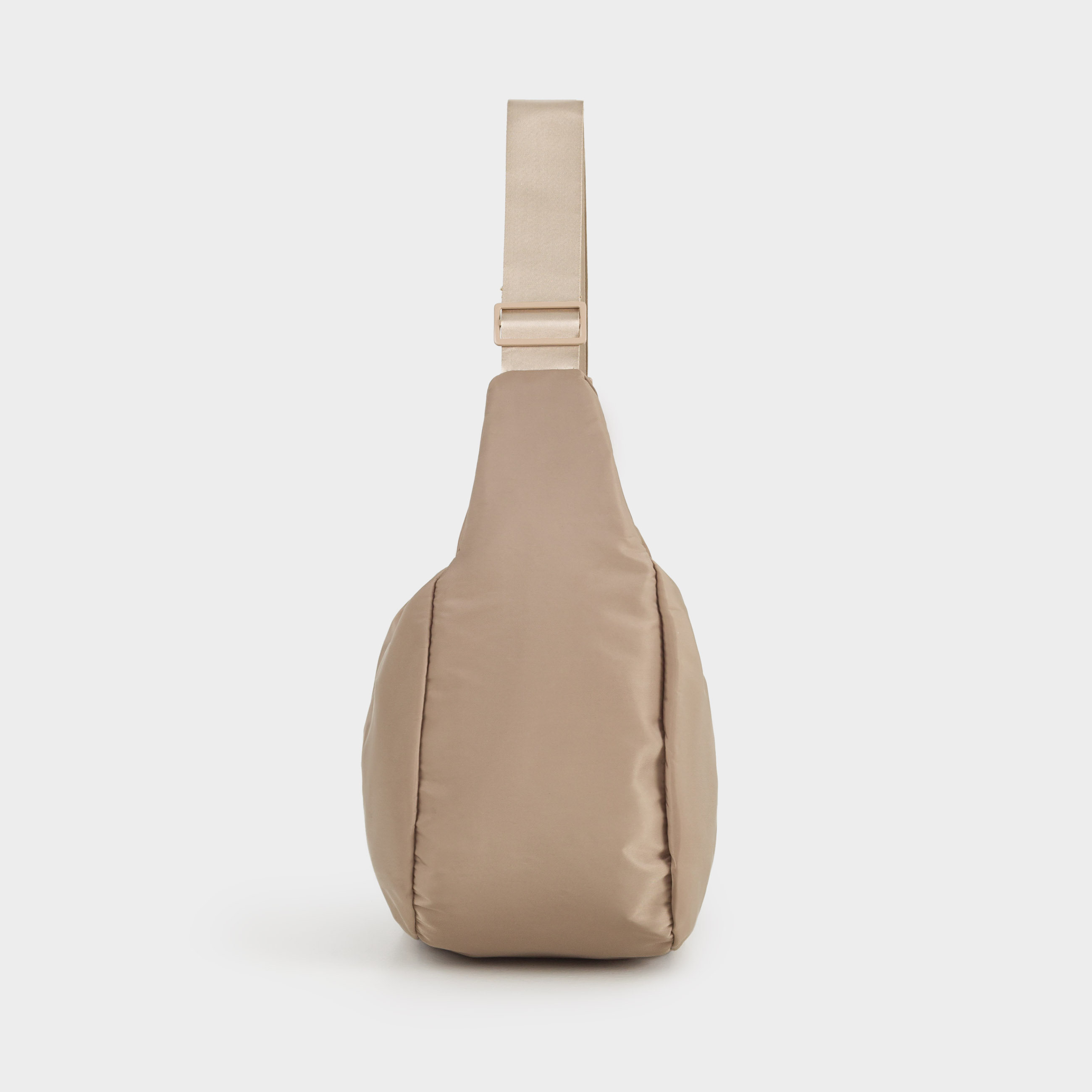 Bag, 24x40 cm, with adjustable strap, polyester, beige, Basic