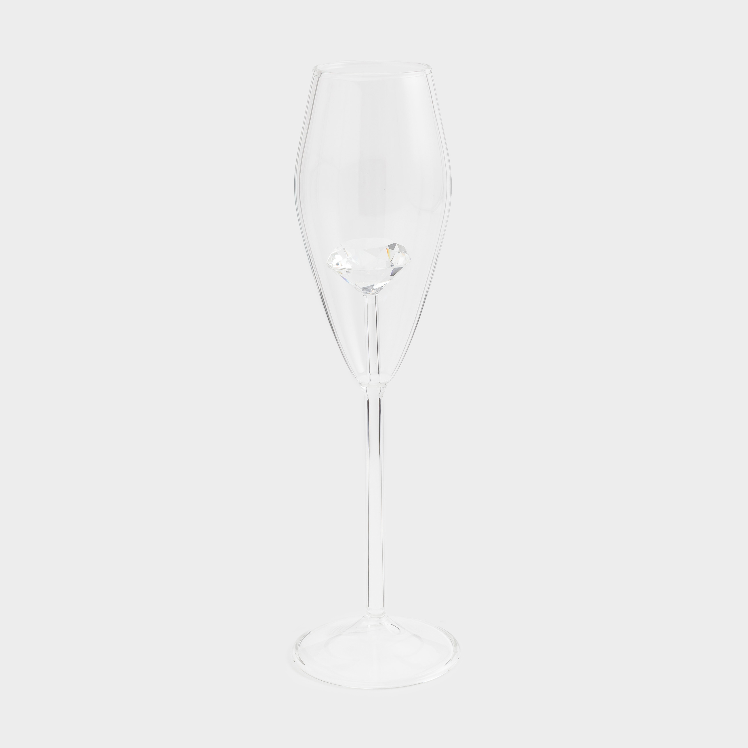 Drinking glass, 210 ml, 2 pcs, Glass, Crystal, Crystal shape, image-2