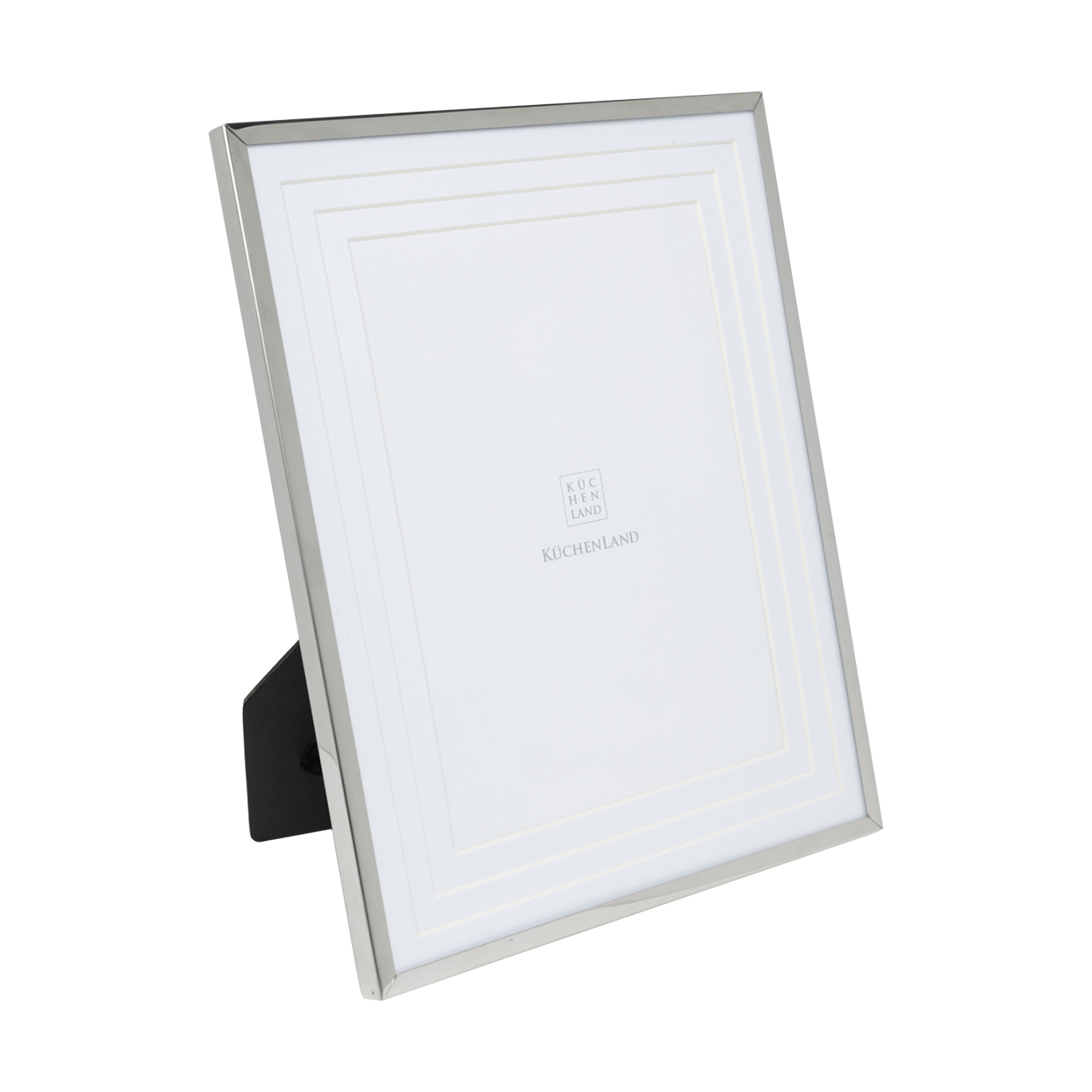 Photo frame, 16x21 cm, with passepartout, steel / glass, silver, Fantastic, image-0