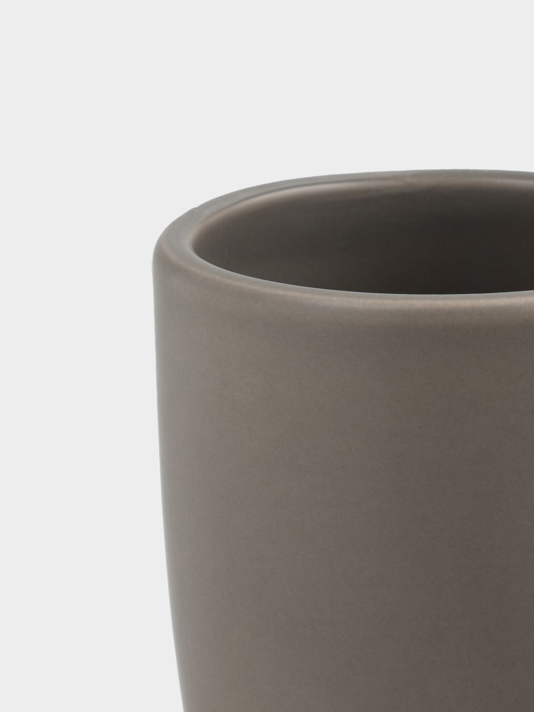 Bathroom glass, 10 cm, ceramic, beige-gray, Giza, image-3