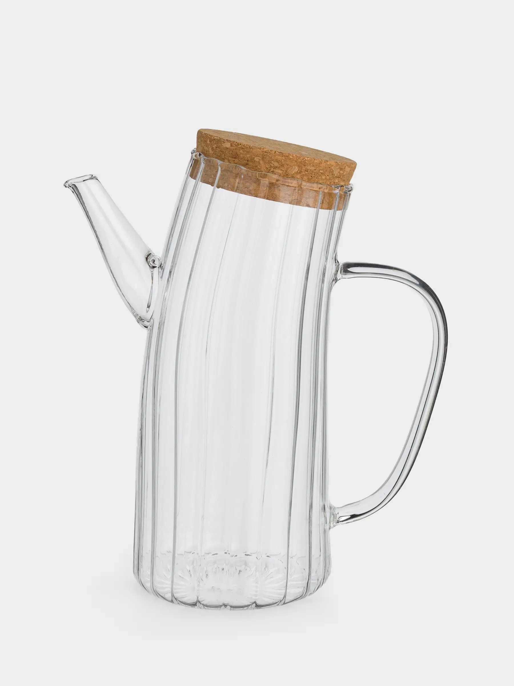Oil or vinegar container, 750 ml, with lid, glass B, Camellia