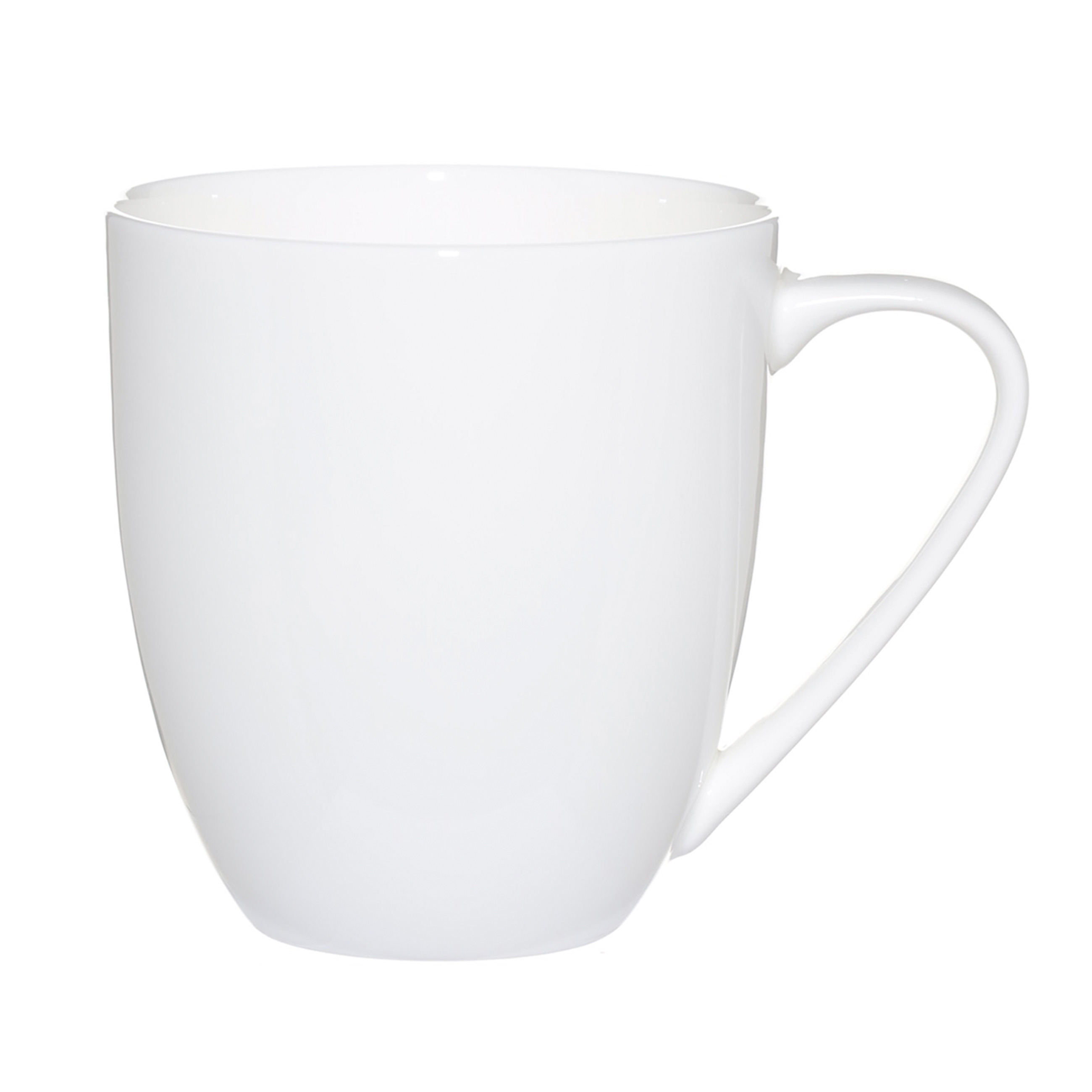 Mug, 450 ml, 6 pcs, porcelain F, white, Ideal white