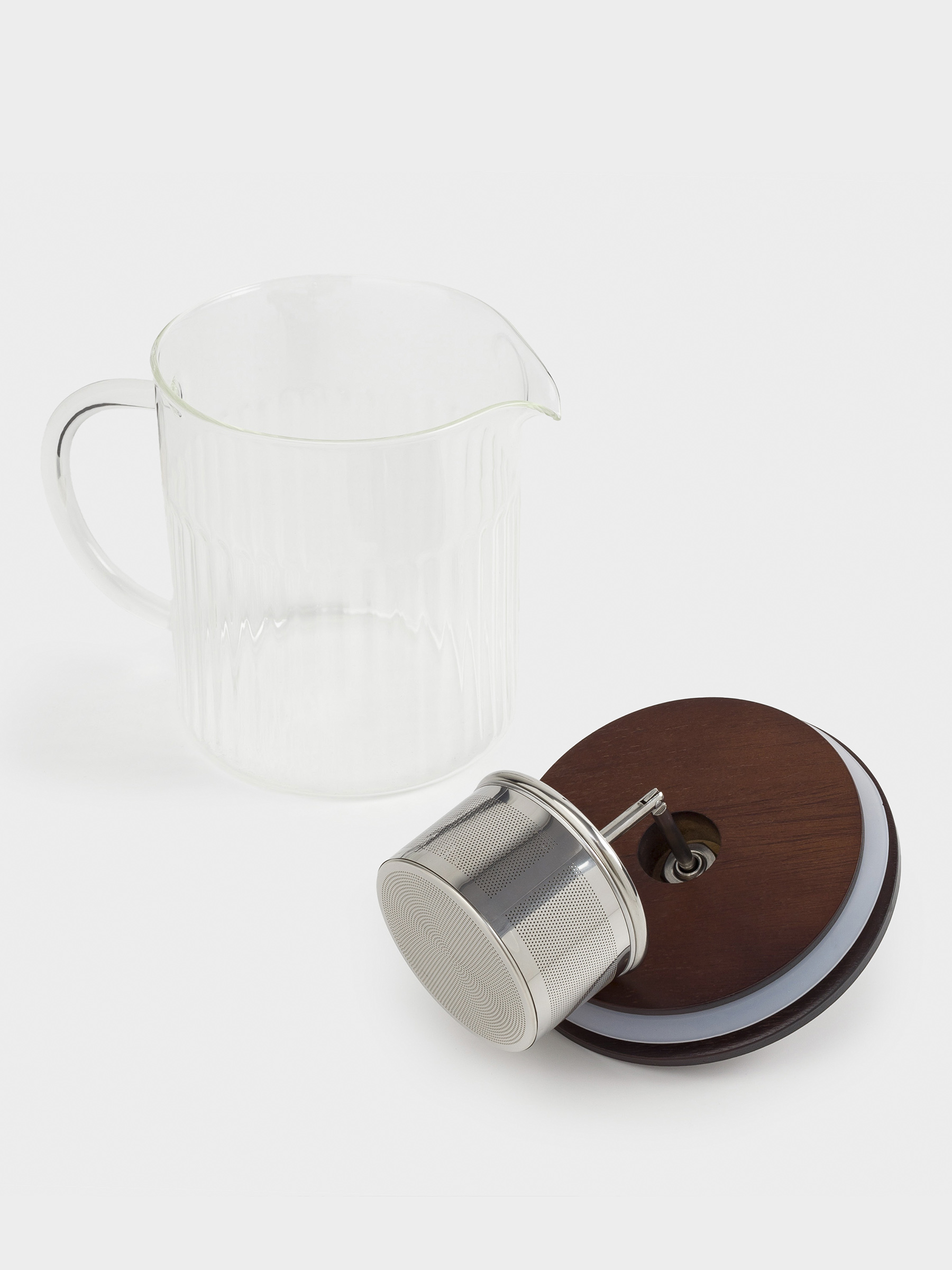 Teapot, 1 l, glass B / steel, Bell R, image-3
