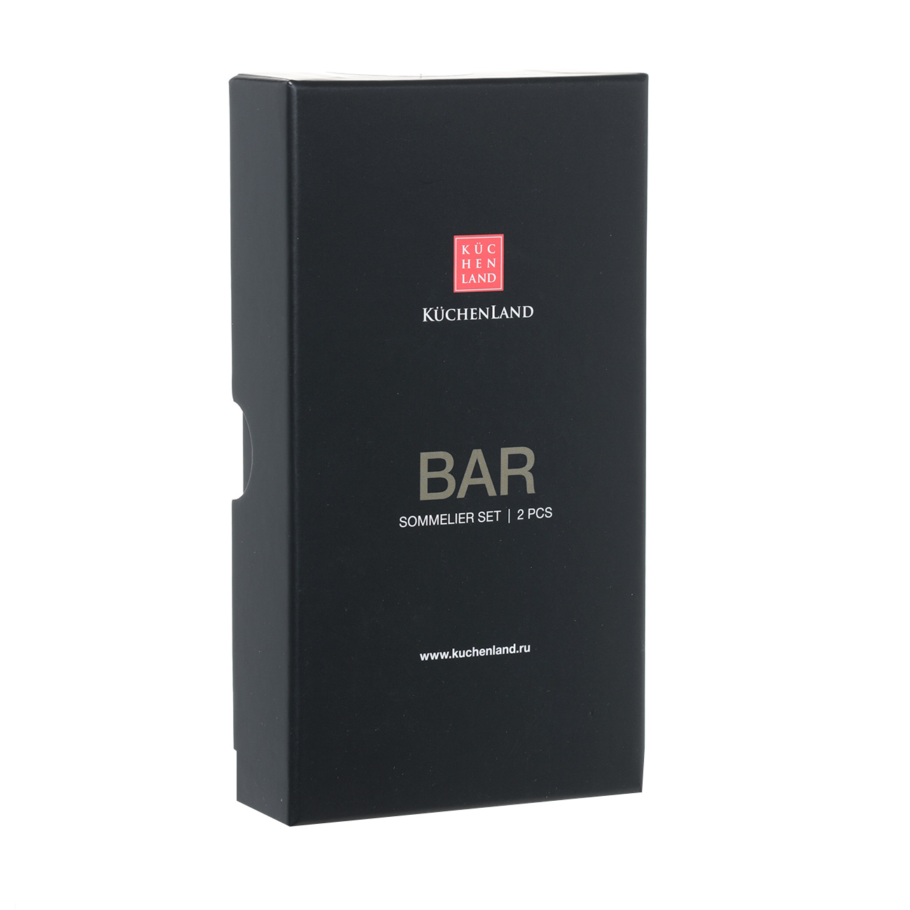 Sommelier set, 2 pr, metal / silicone, Bar
