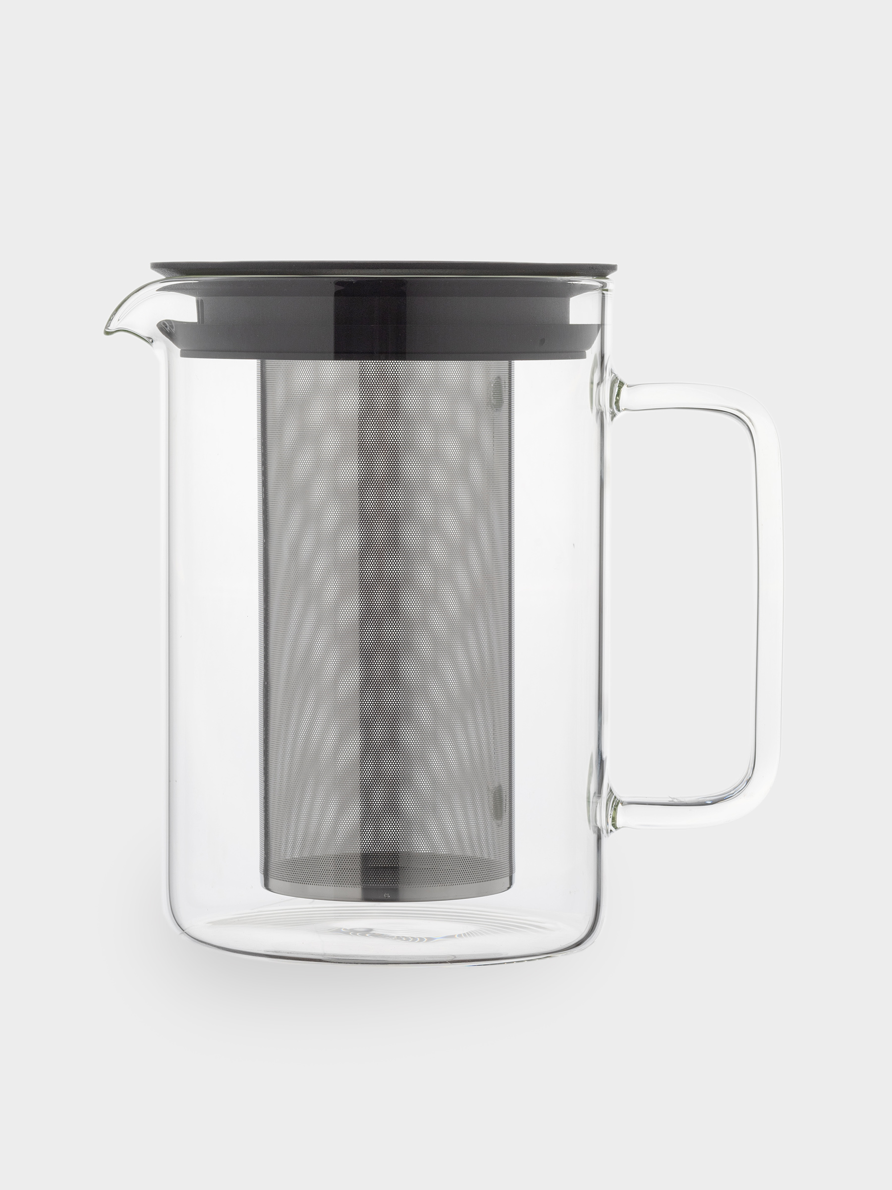 Teapot, 1.6 l, glass B / steel / plastic, Comfort, image-1