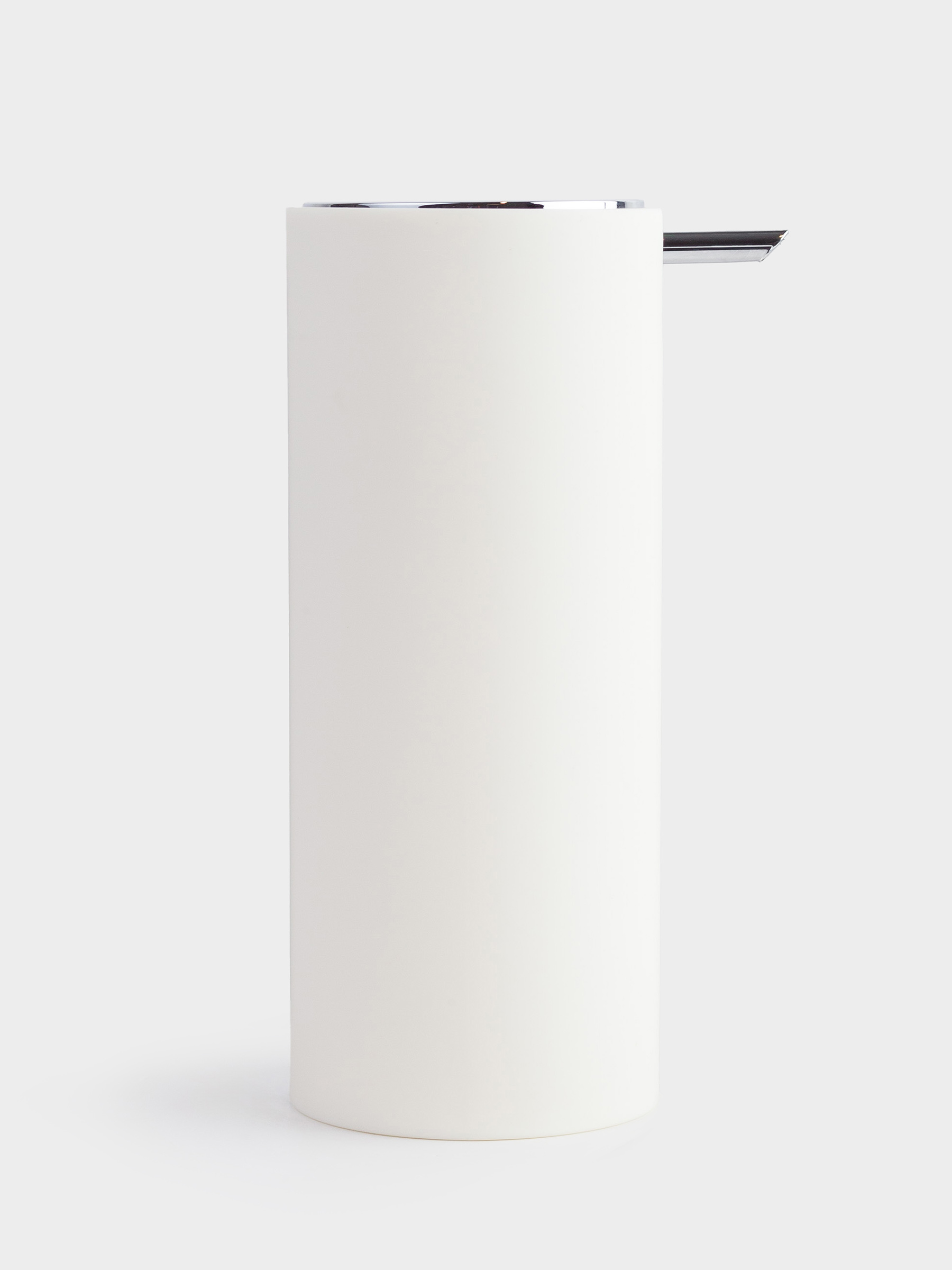 Liquid soap dispenser, 330 ml, plastic, milky, Eleos, image-3