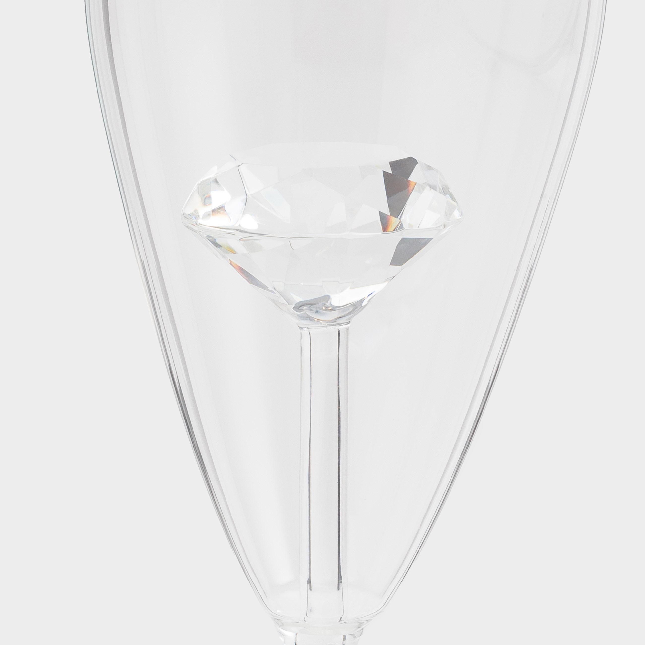 Drinking glass, 210 ml, 2 pcs, Glass, Crystal, Crystal shape, image-5