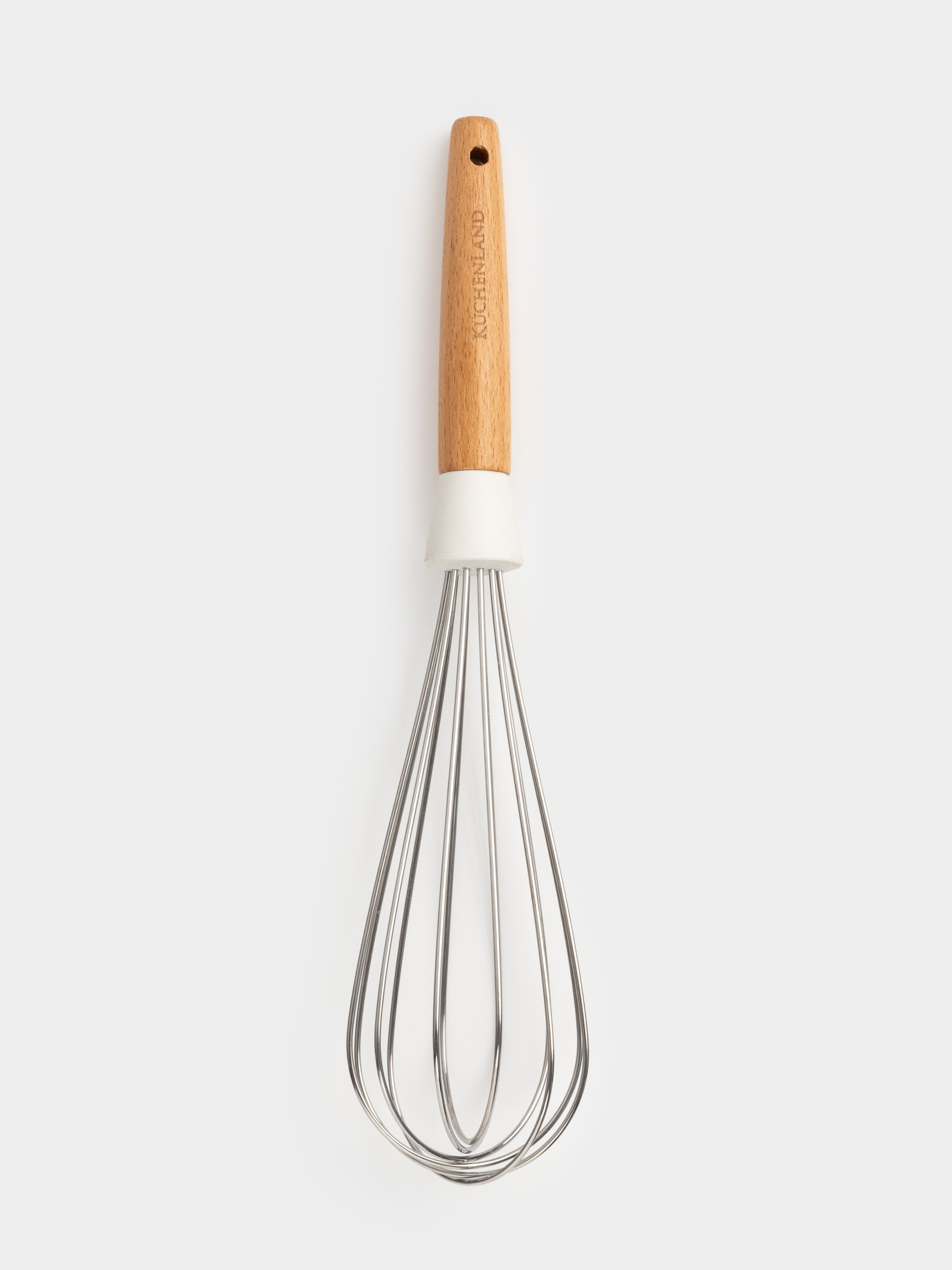 Whisk, 32 cm, steel/wood, milky, Legerity, image-0