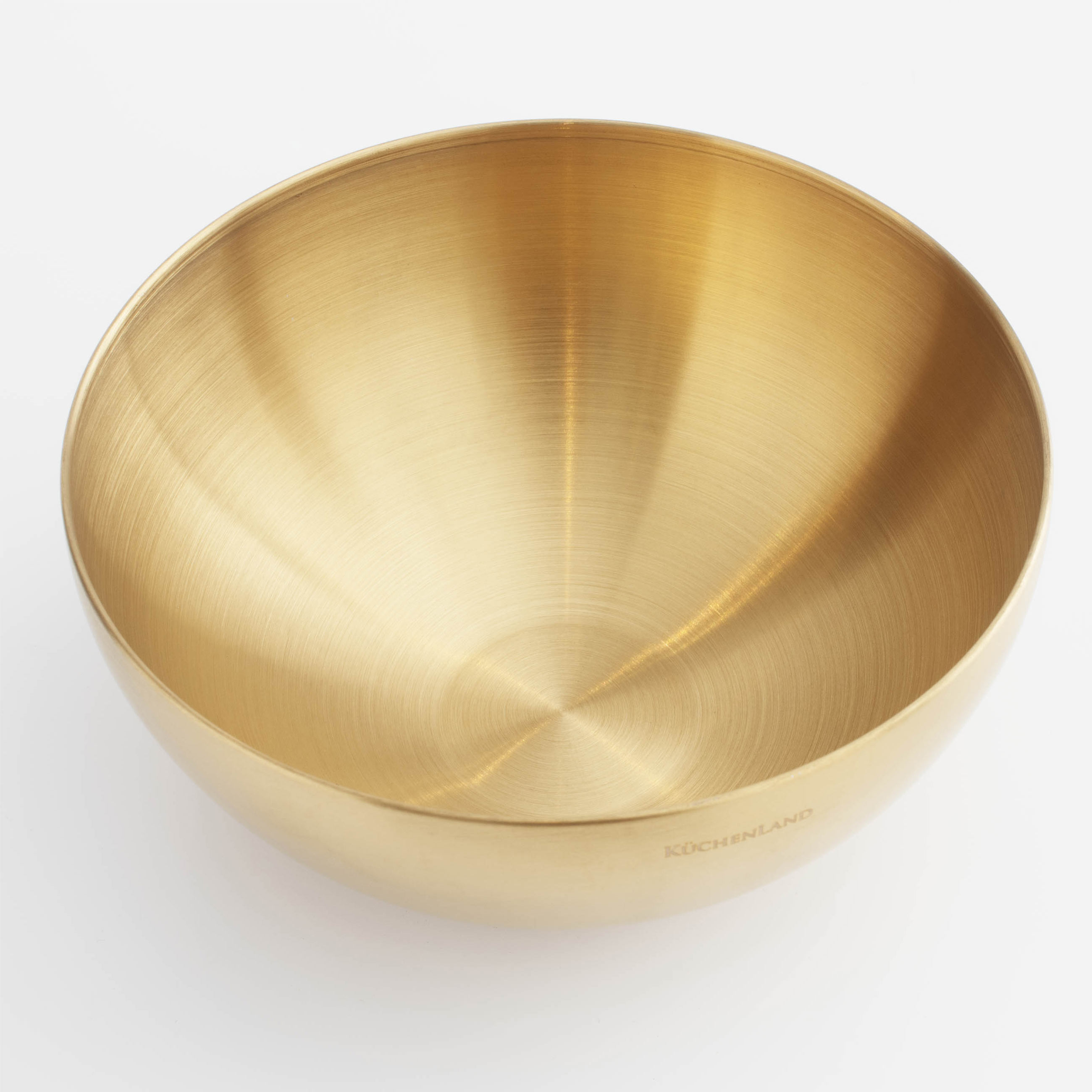 Bowl, 800 ml, steel, golden, Classic gold