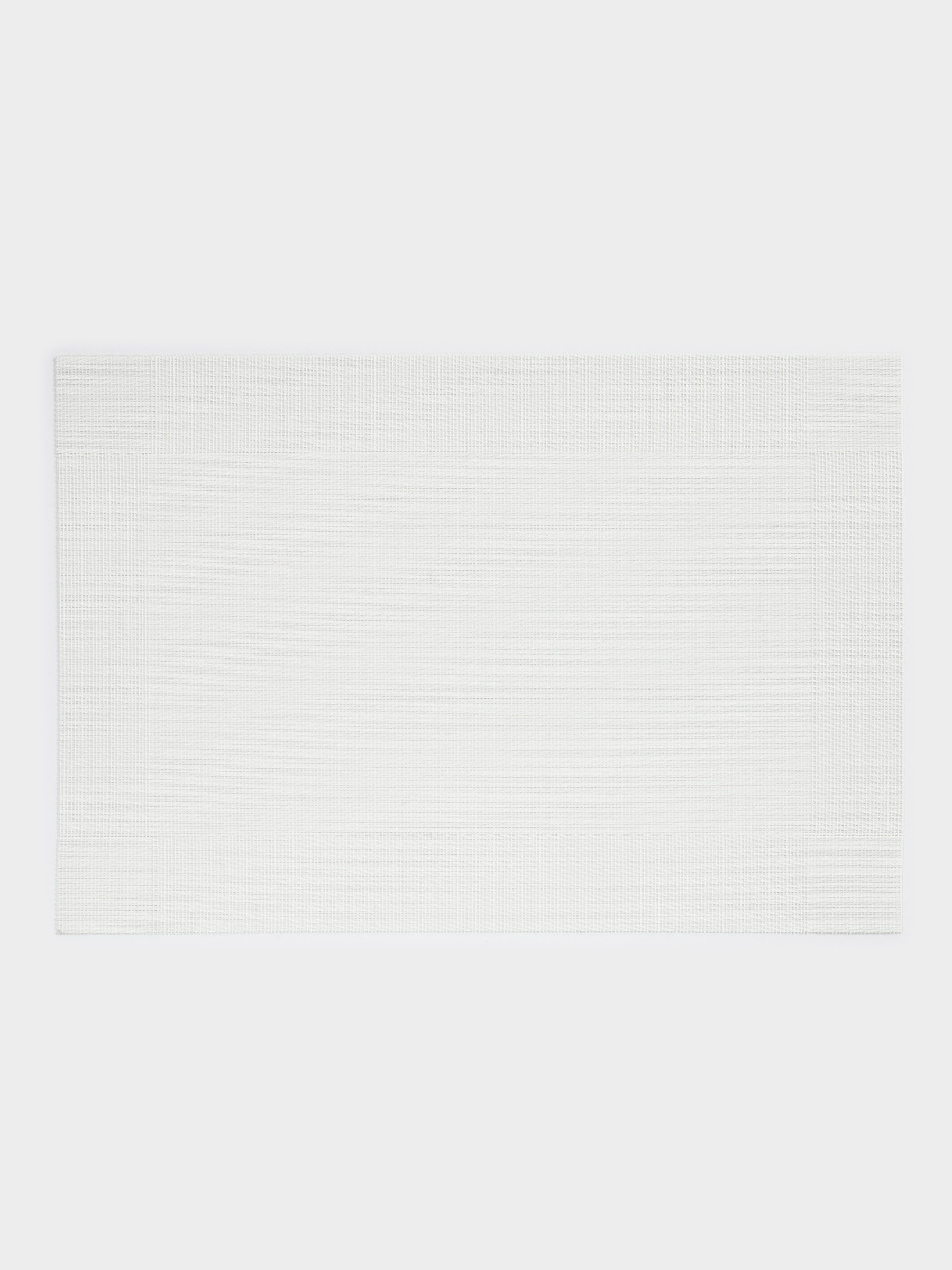 Placemat, 30x45 cm, 2 pcs, PVC / polyester, rectangular, milky, Mats, image-2