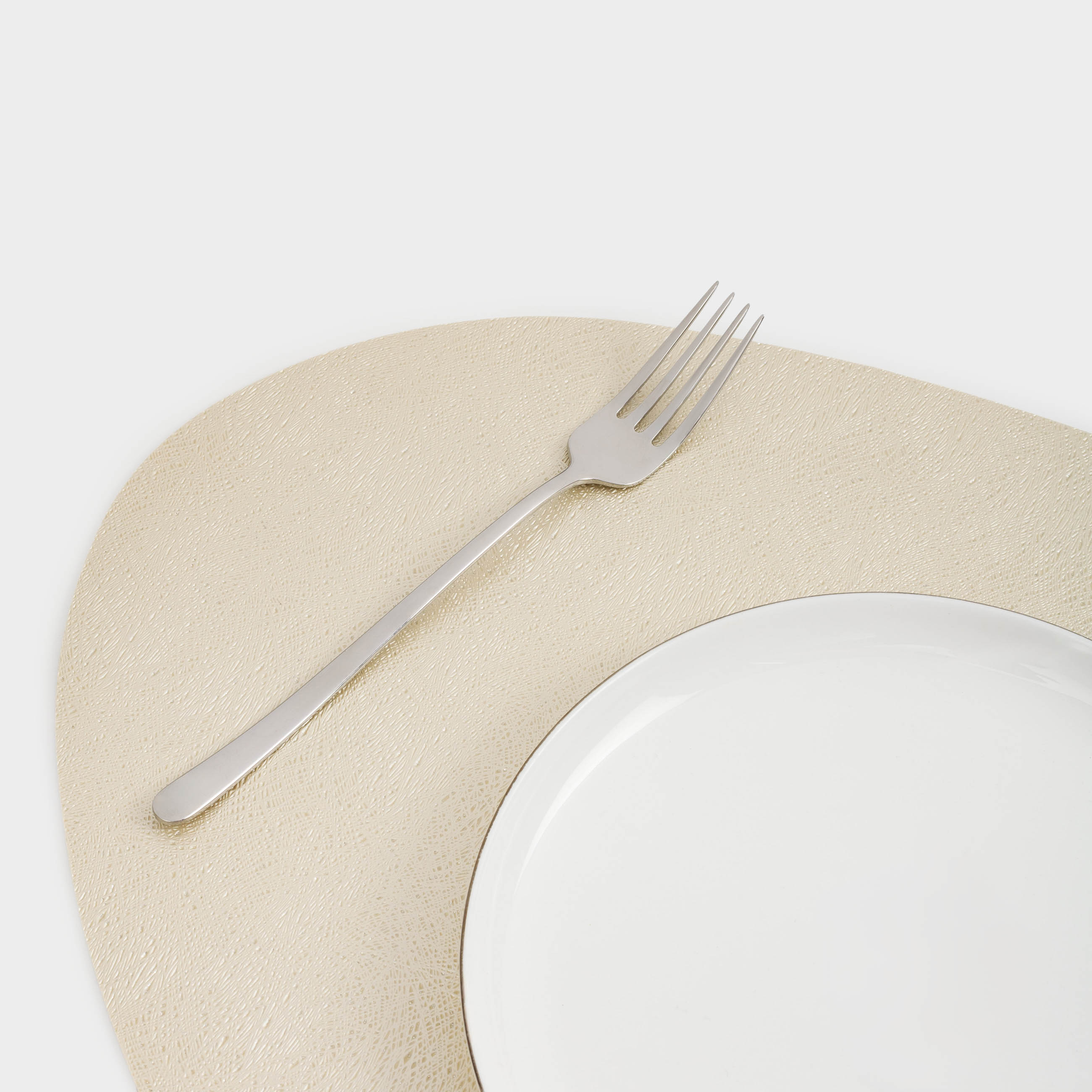 Placemat, 37x45 cm, double-sided, PVC, shaped, silver/gold, Rock, image-5
