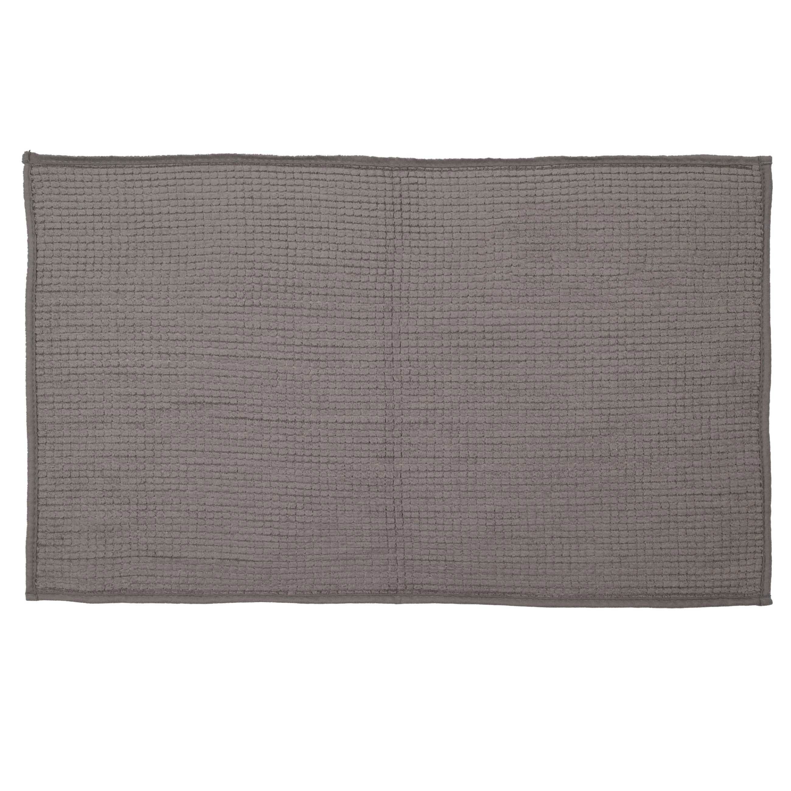 Mat, 50x80 cm, polyester, dark grey, Hillock, image-2
