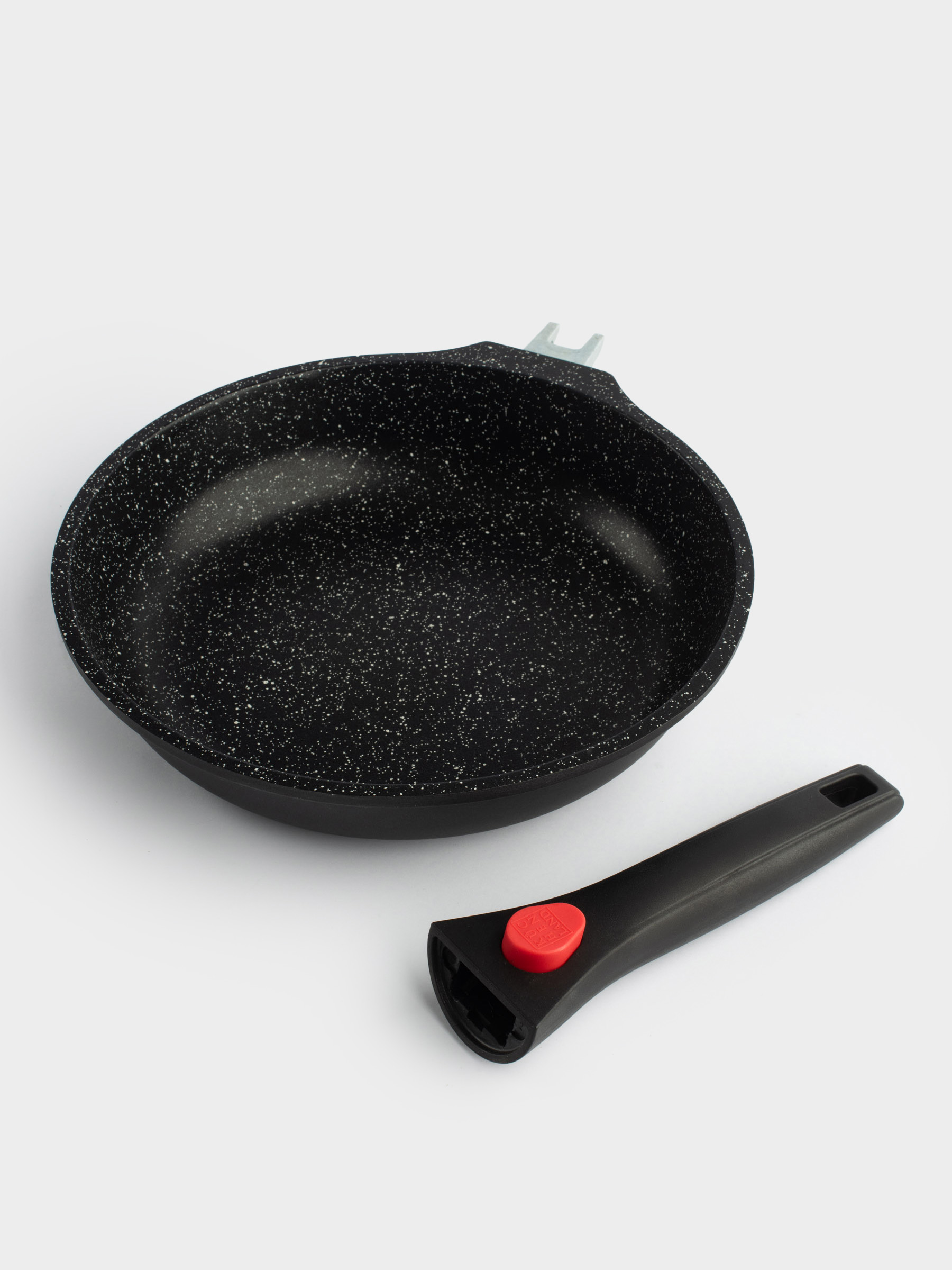 Frying pan, 24 cm, removable handle, coated, aluminum, Solution Red 2, image-11