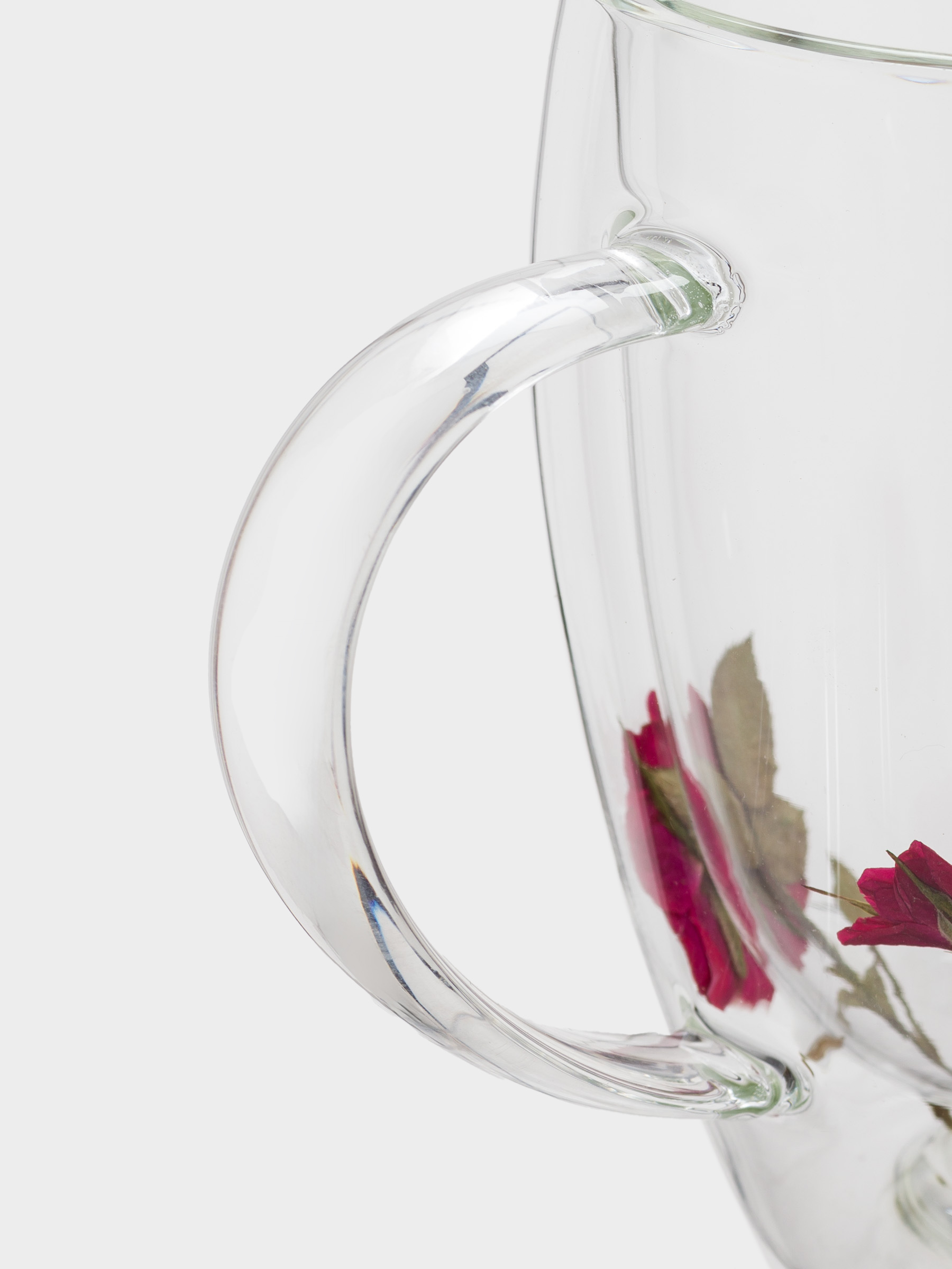 Mug, 330 ml, glass B, with dried flowers inside, Air decor, image-3