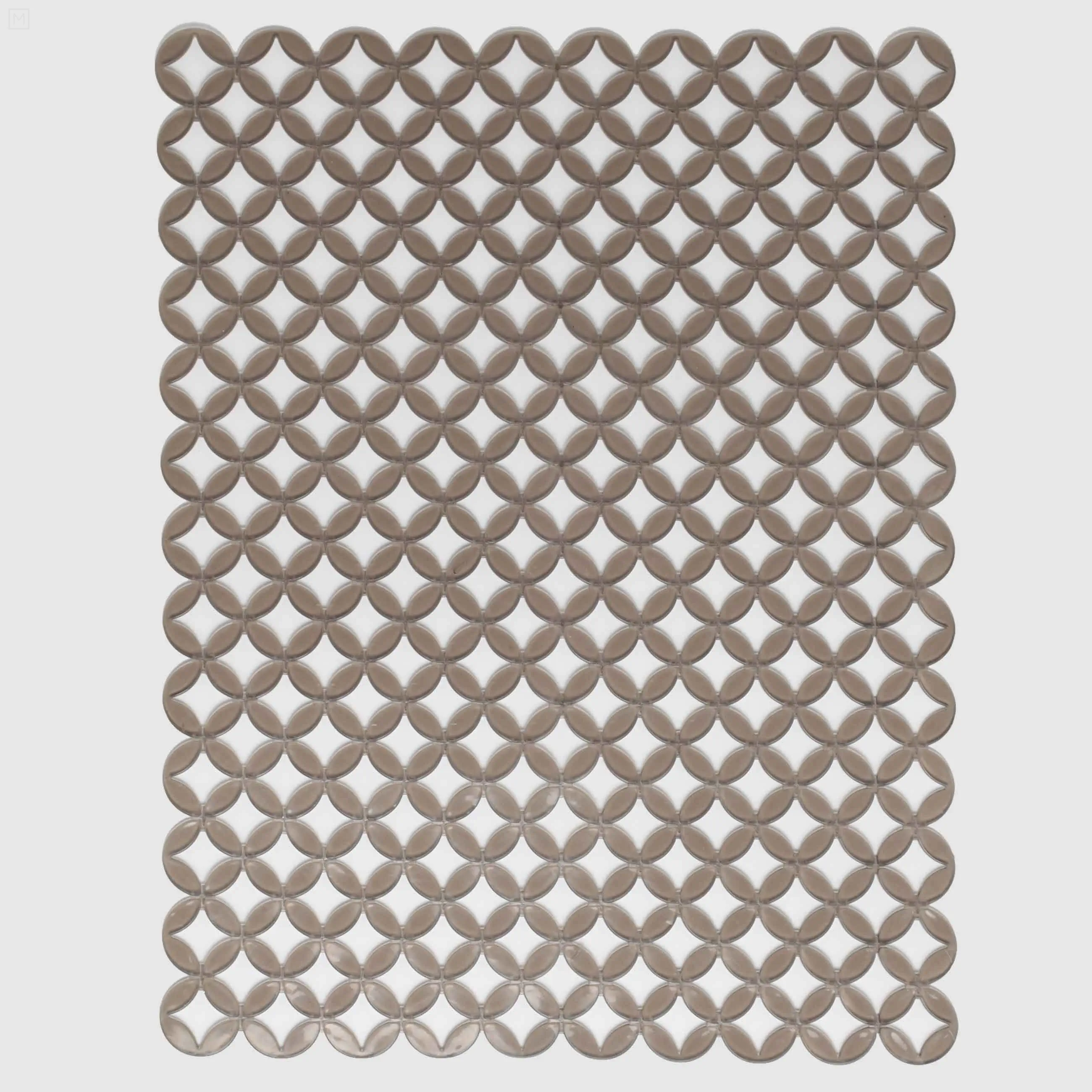 Kitchen sink mat, 41x32 cm, PVC, Rectangular, Grey, Rhombuses, Keeping