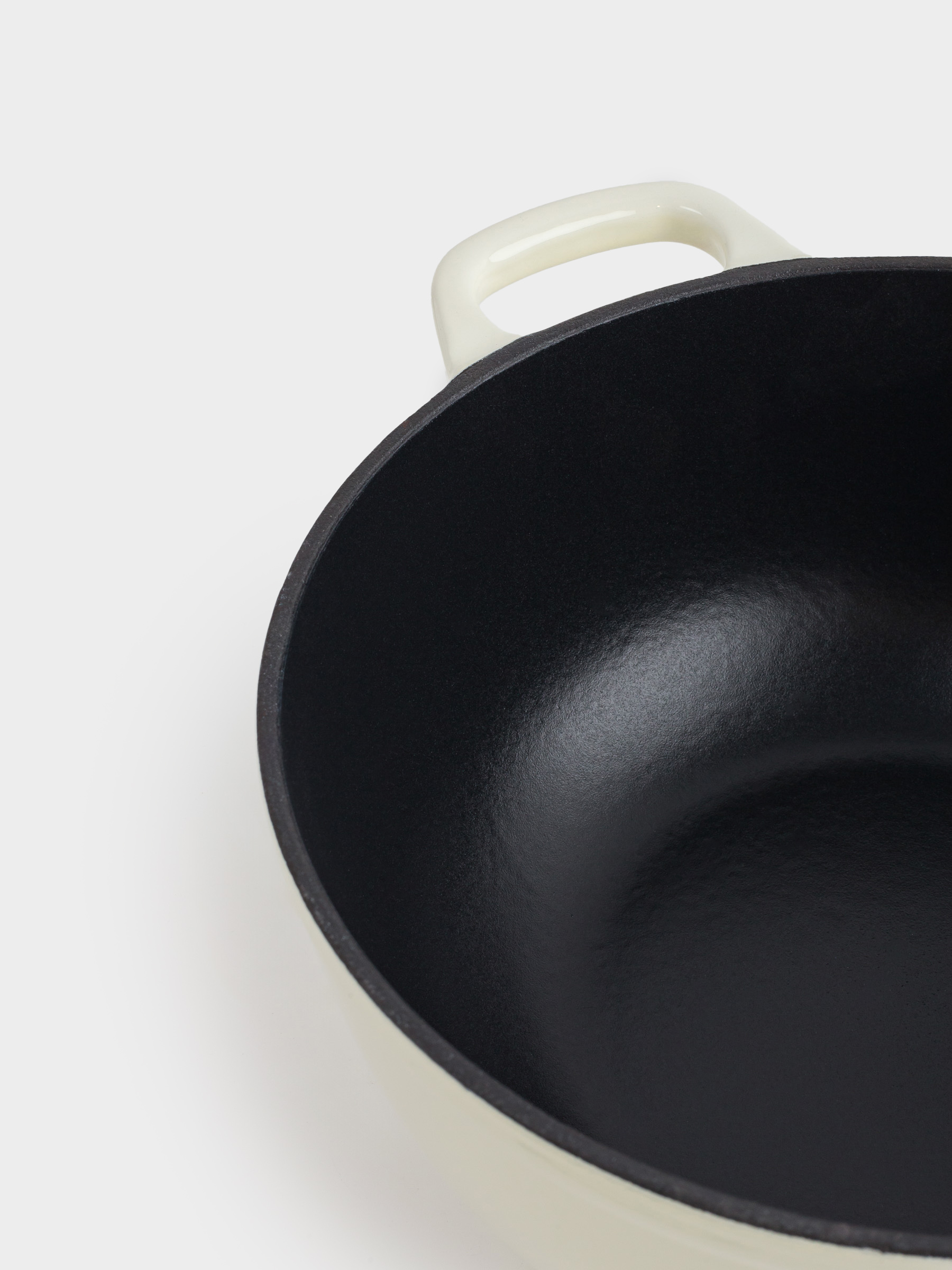 Cauldron, 25 cm, 3.5 l, with lid, cast iron, milk, Light kitchen, image-5