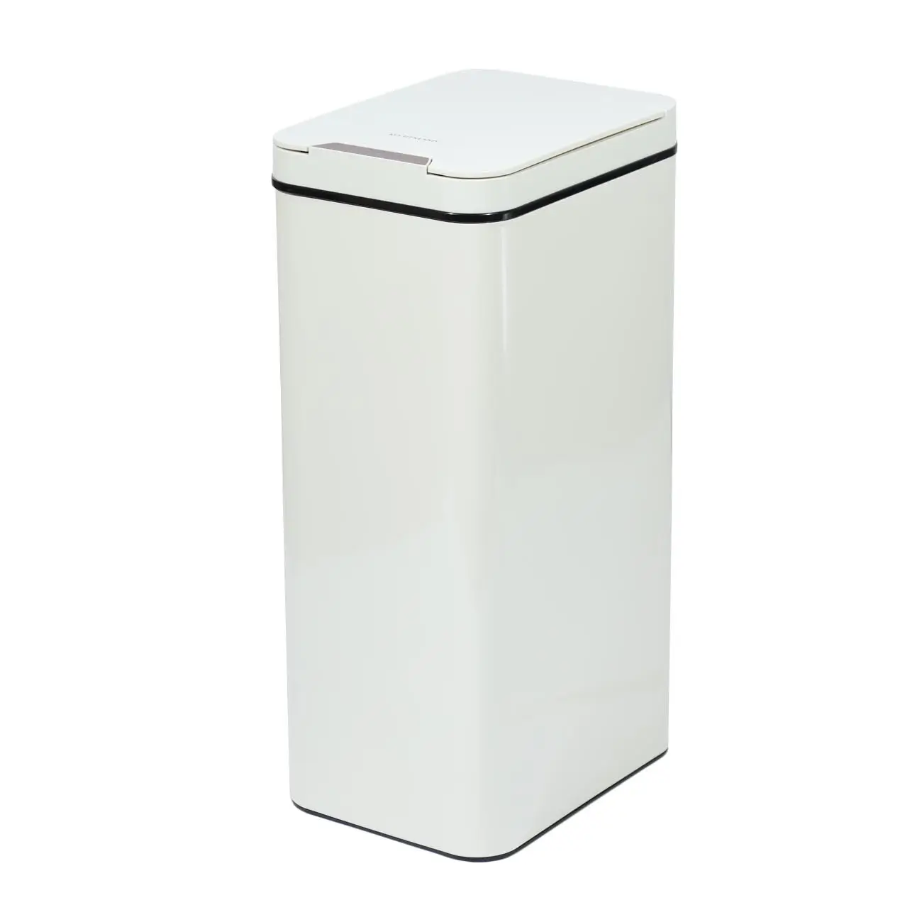 Trash can, 50 L, sensor bin, metal / plastic, rectangular, beige, Style, Sensor Bin, image-0