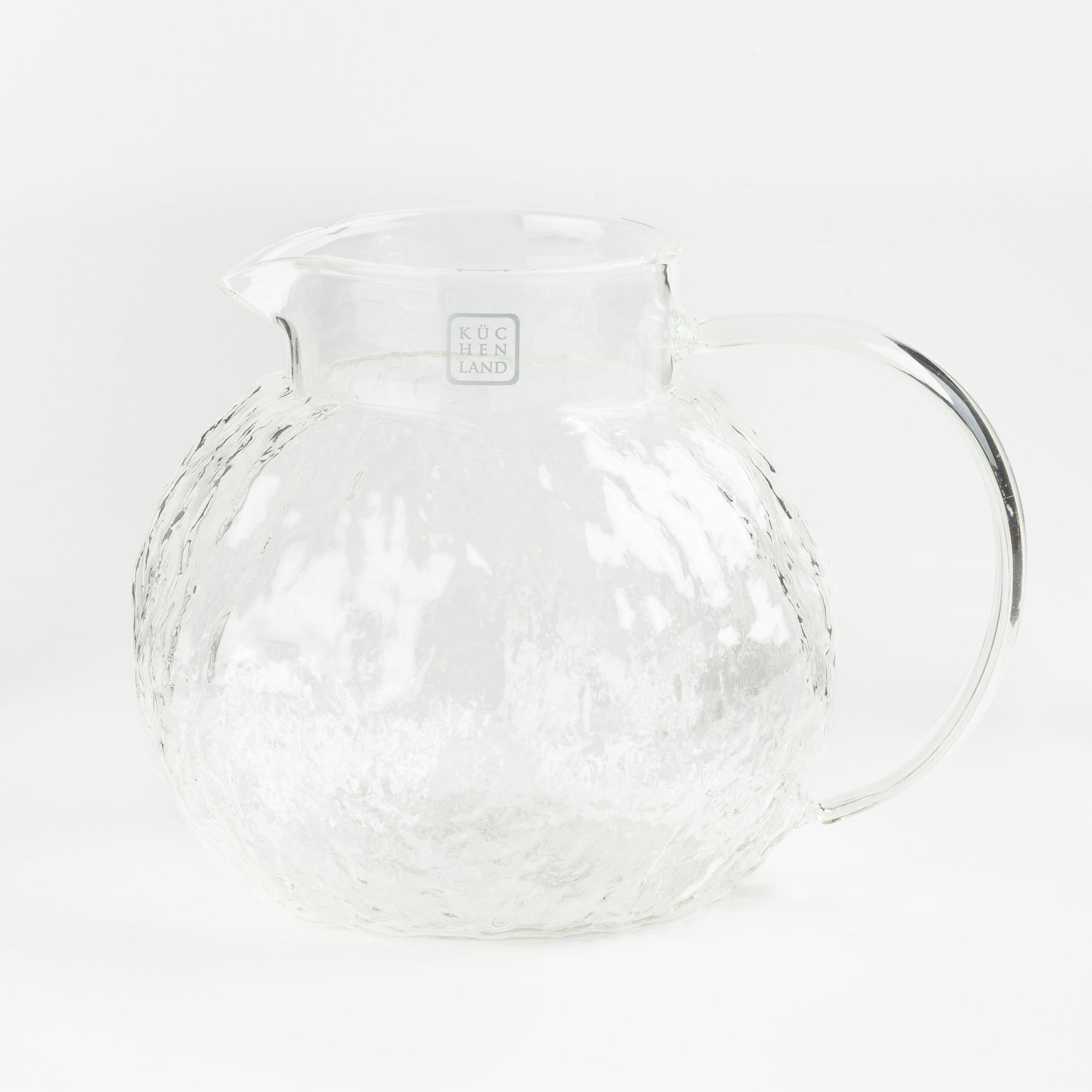Jug, 1,4 l, with filter cap, Used glass / wood, Nautilus, image-5