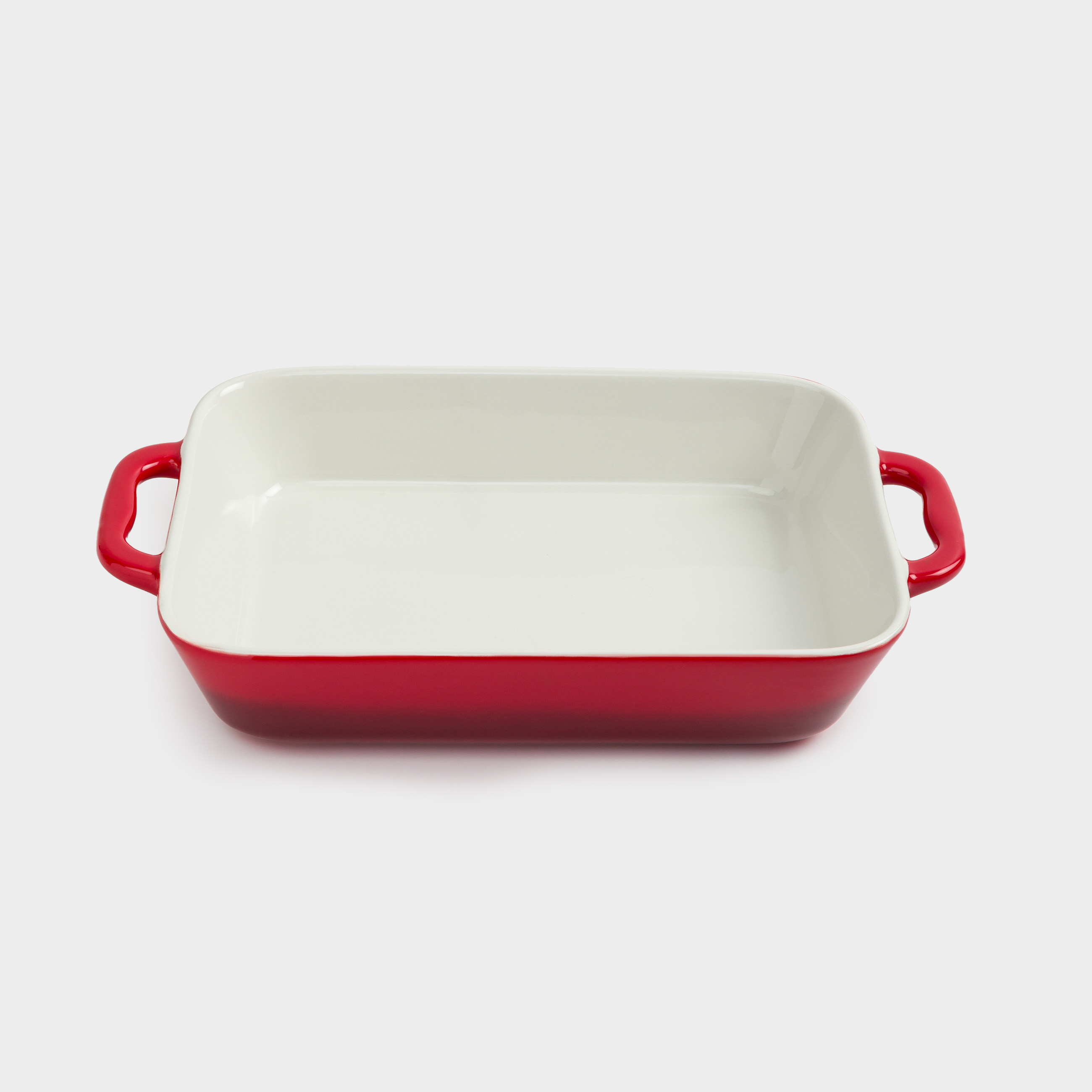 Baking dish, 27x20 cm, ceramic, rectangular, burgundy, Gradient, Cakes gradient