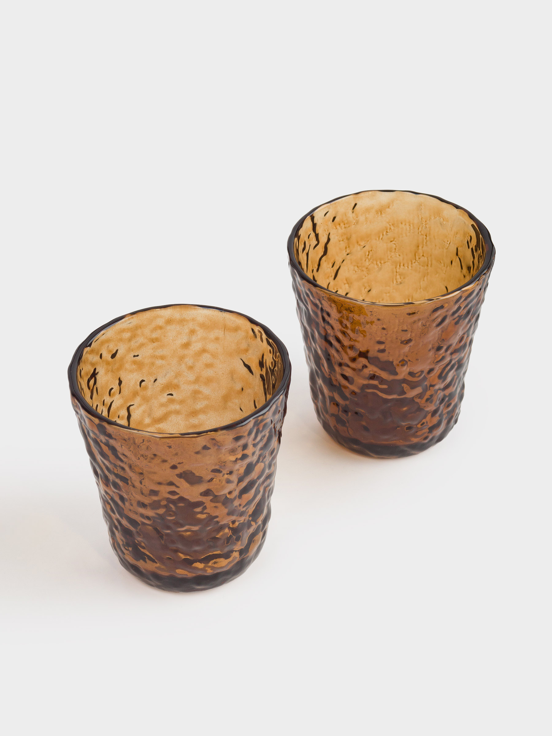 Glass, 10 cm, 250 ml, 2 pcs, glass R, brown, Frozen, image-1
