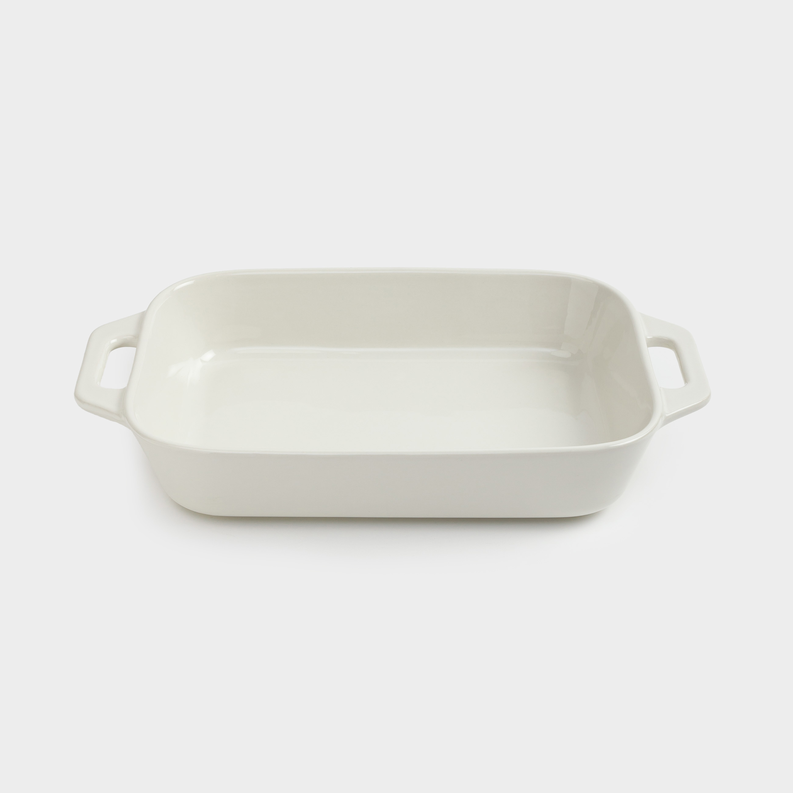 Baking dish, 27x20 cm, ceramic, rectangular, milk, Cakes ivory