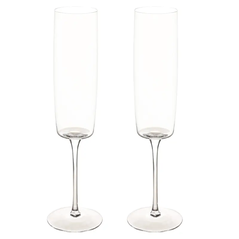 Champagne glass, 260 ml, 2 pcs, glass, Lienza, image-0
