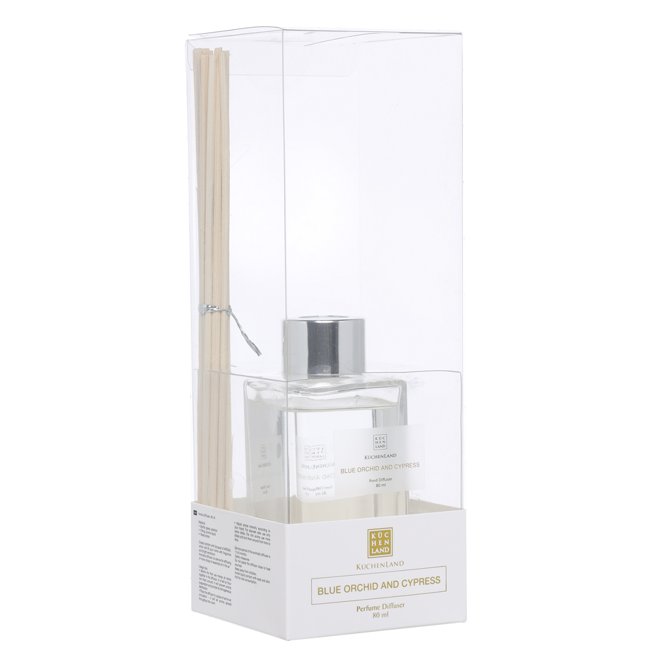 Aroma diffuser, 80 ml, Blue orchid and cypress, Basic