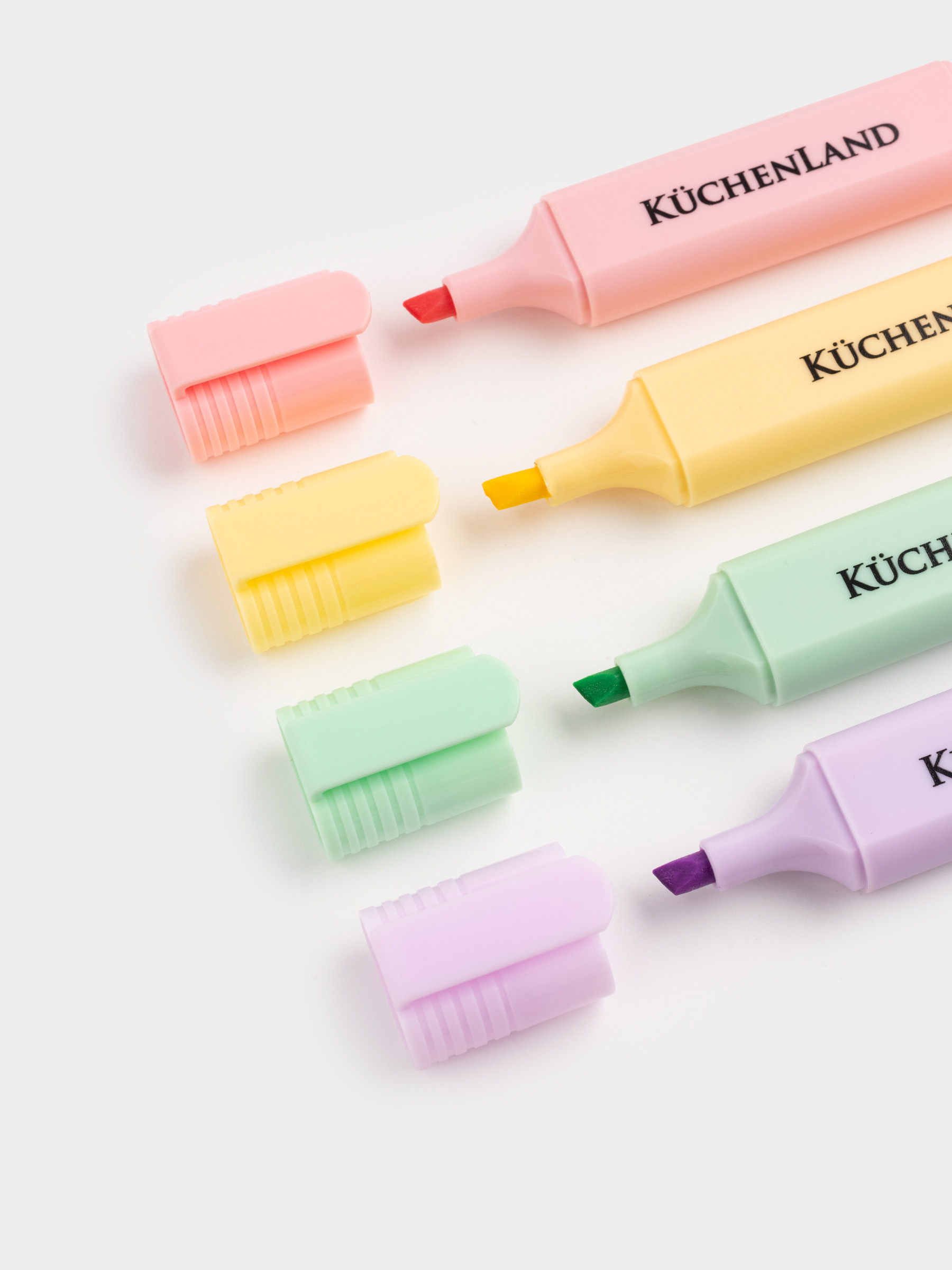 Set of text separators, 4 pcs, plastic, colored, Draw, image-5