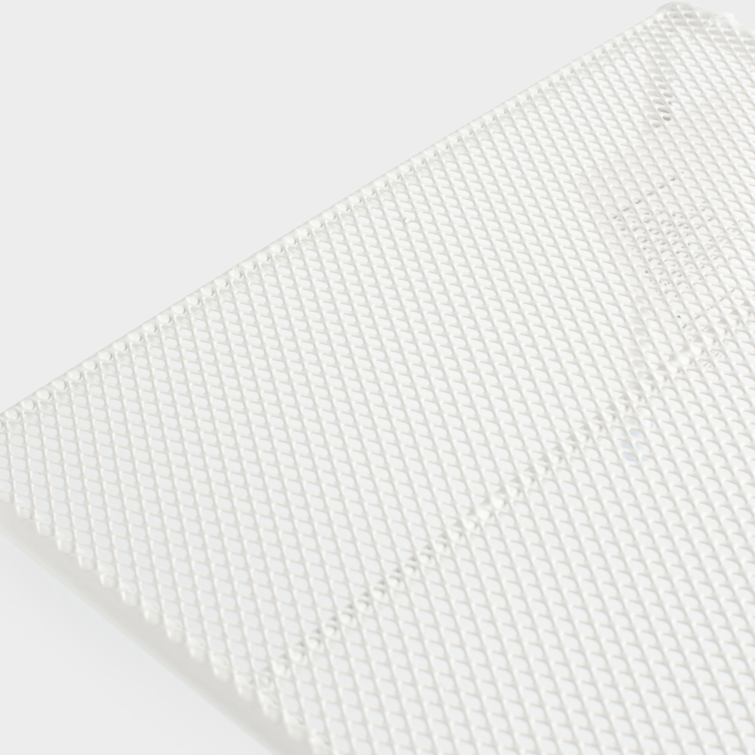 Shelf organizer for the cabinet, 30x23 cm, metal, milky, Grid, Method, image-4