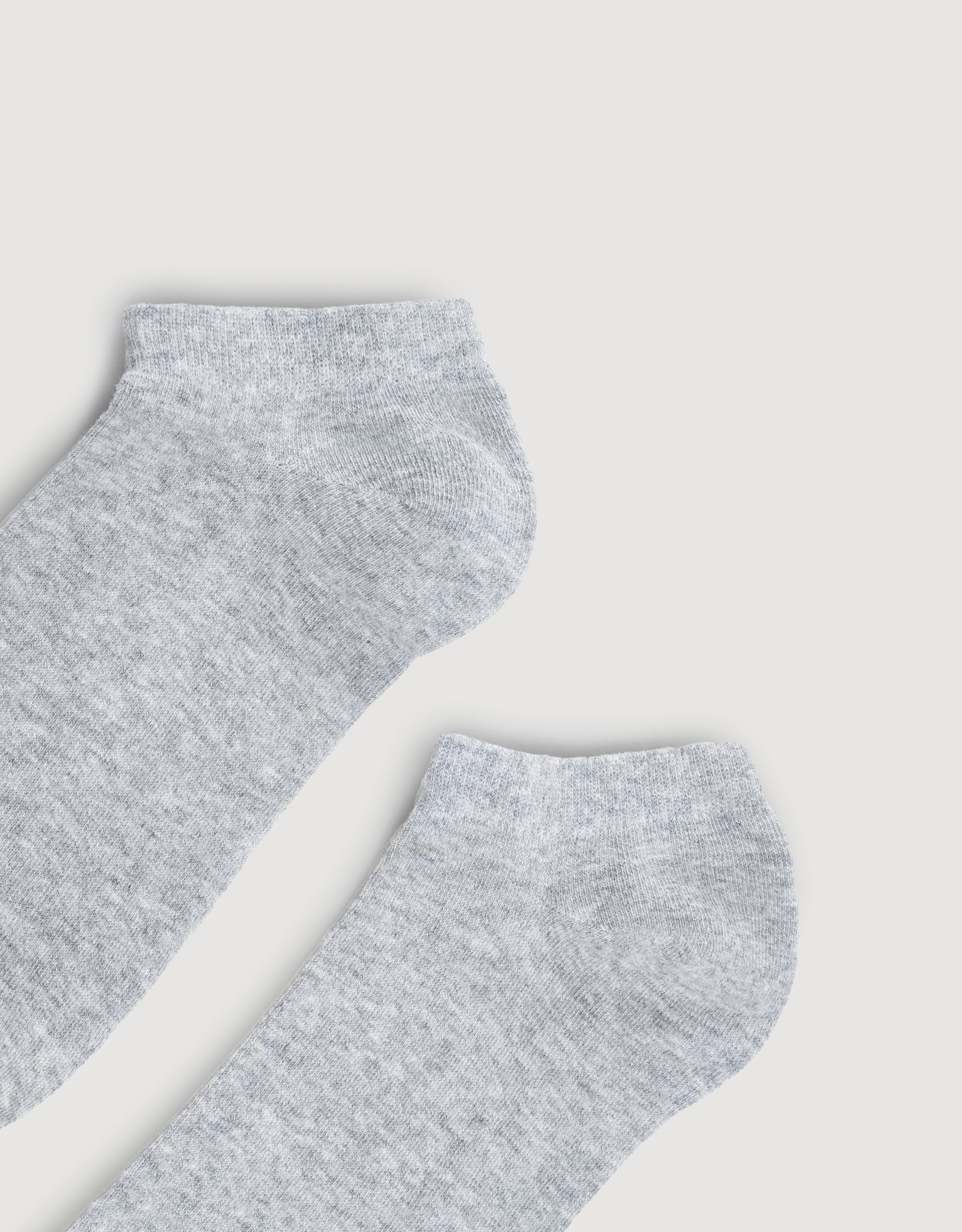 Women's socks, Size 36-38, cotton / polyester, grey, Basic