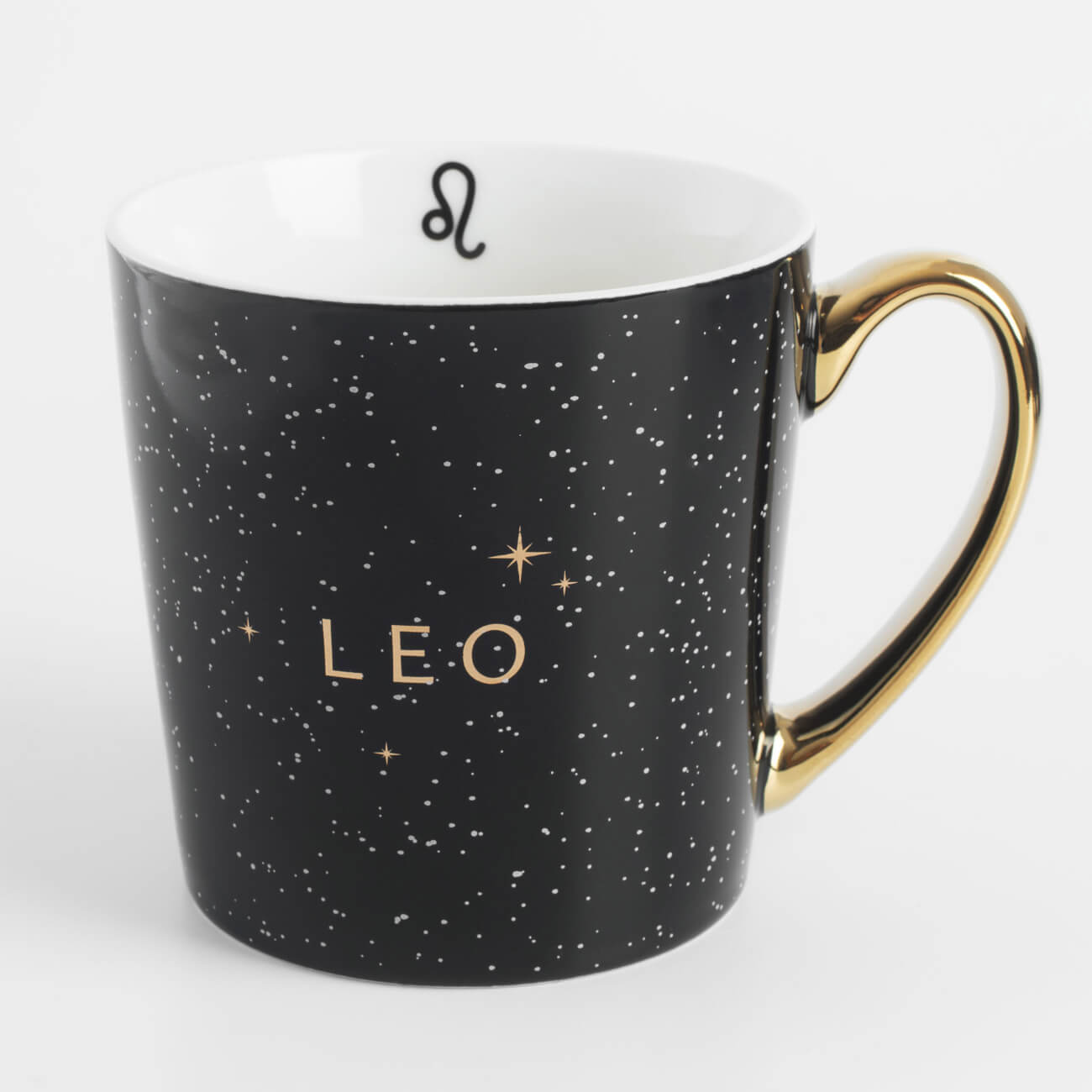 Mug, 500 ml, porcelain N, black, Lion, Zodiac изображение № 1