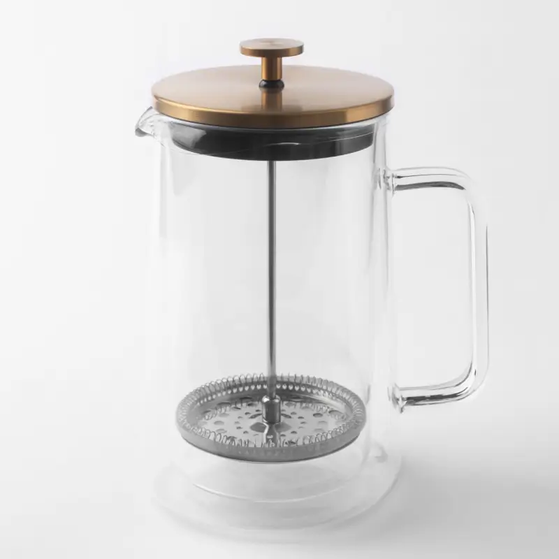 French press, 1 l, glass B/steel, Air