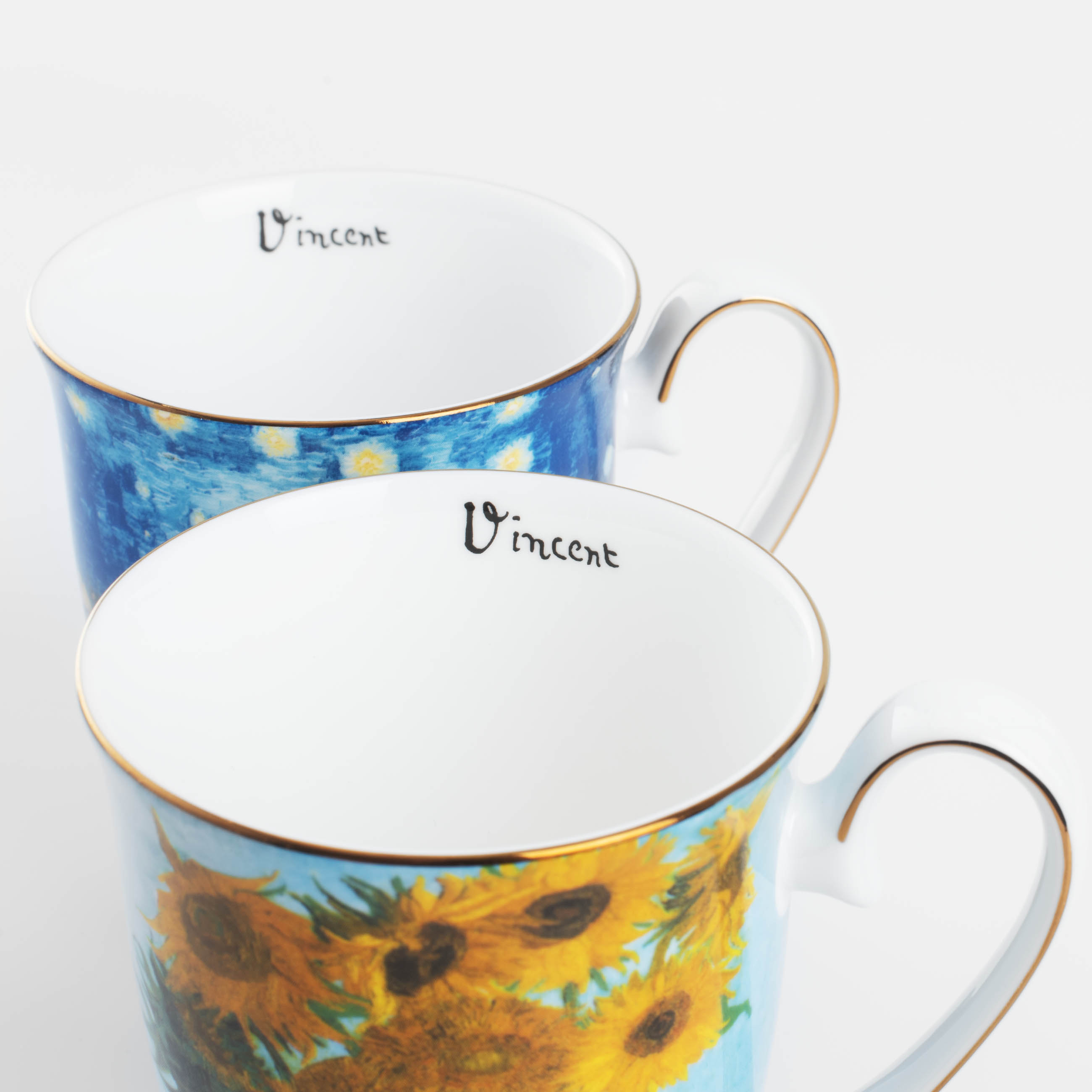 Mug, 280 ml, 2 pcs, porcelain F, Van Gogh, Art
