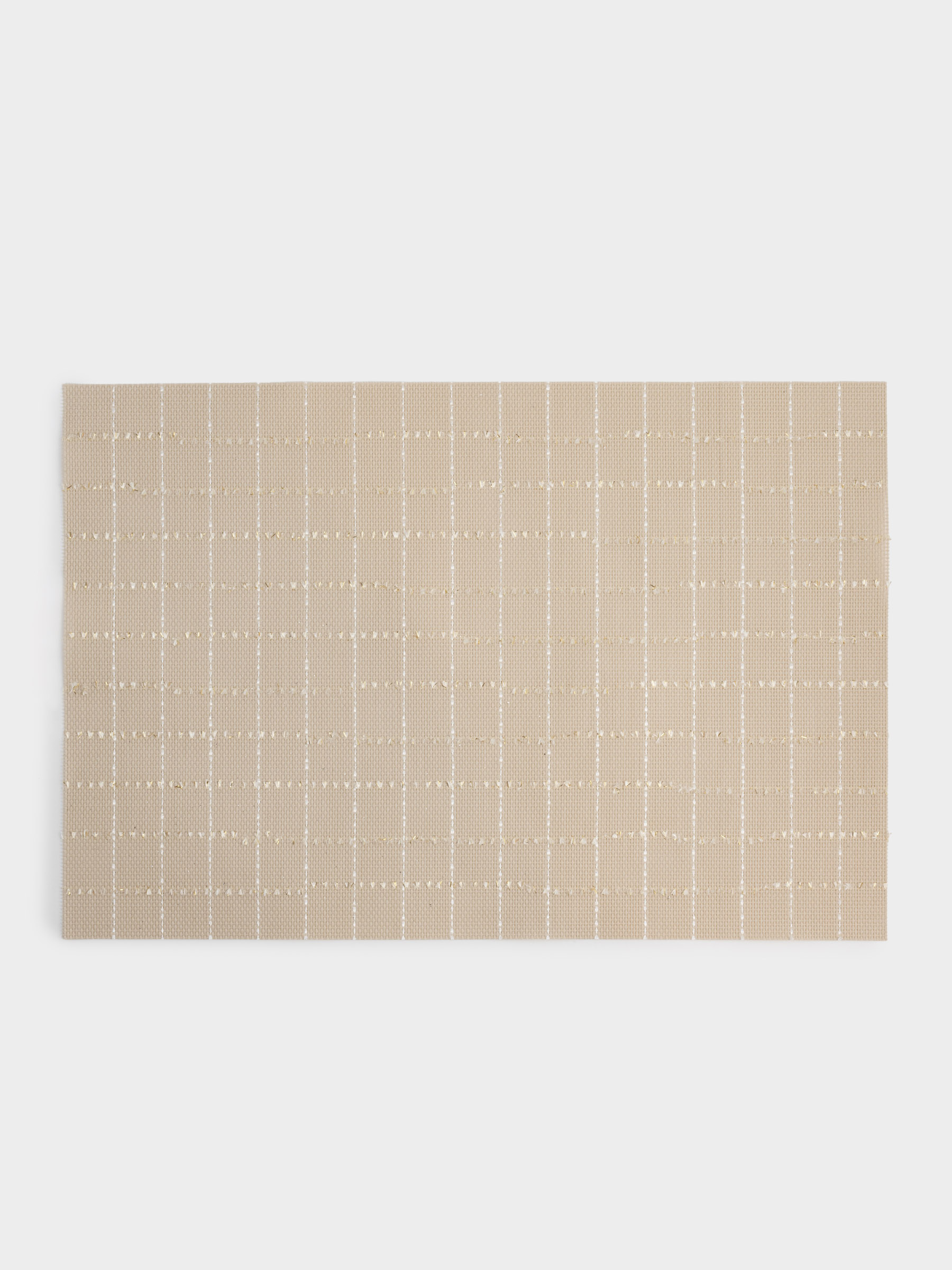 Placemat, 30x45 cm, PVC / polyester, rectangular, beige, Cage, Solid, image-0