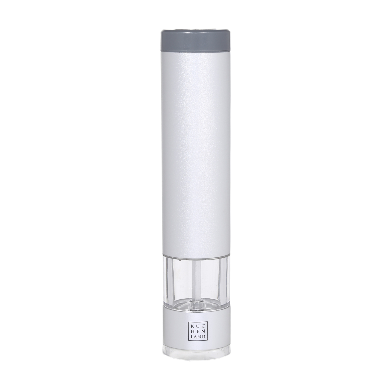 Spice mill, 22 cm, 2 pcs, electric, metal / plastic, LED B, Grey, Piquant, image-3