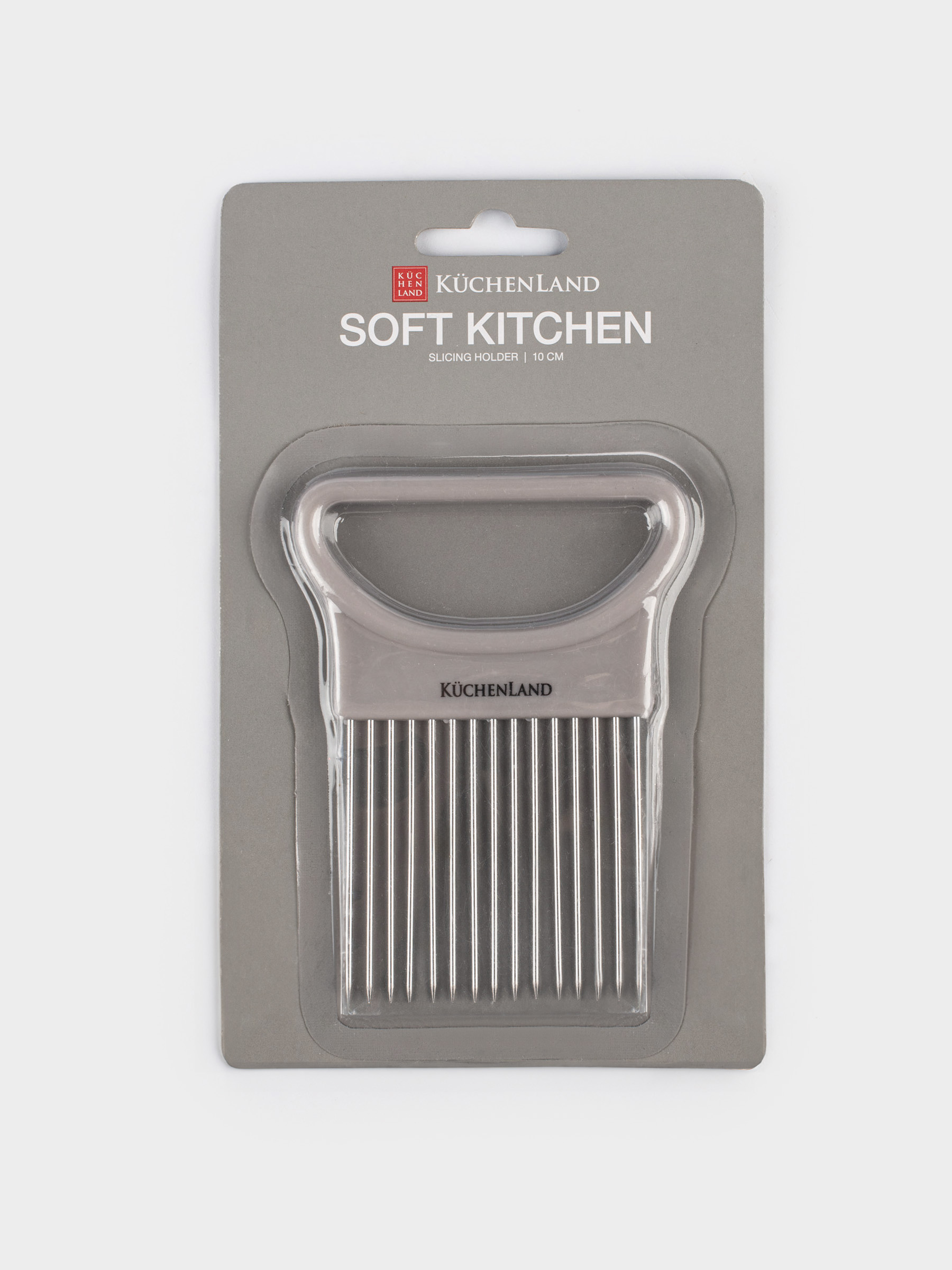 Onion slicer holder, 11x9 cm, plastic / steel, Beige, Soft Kitchen, image-5