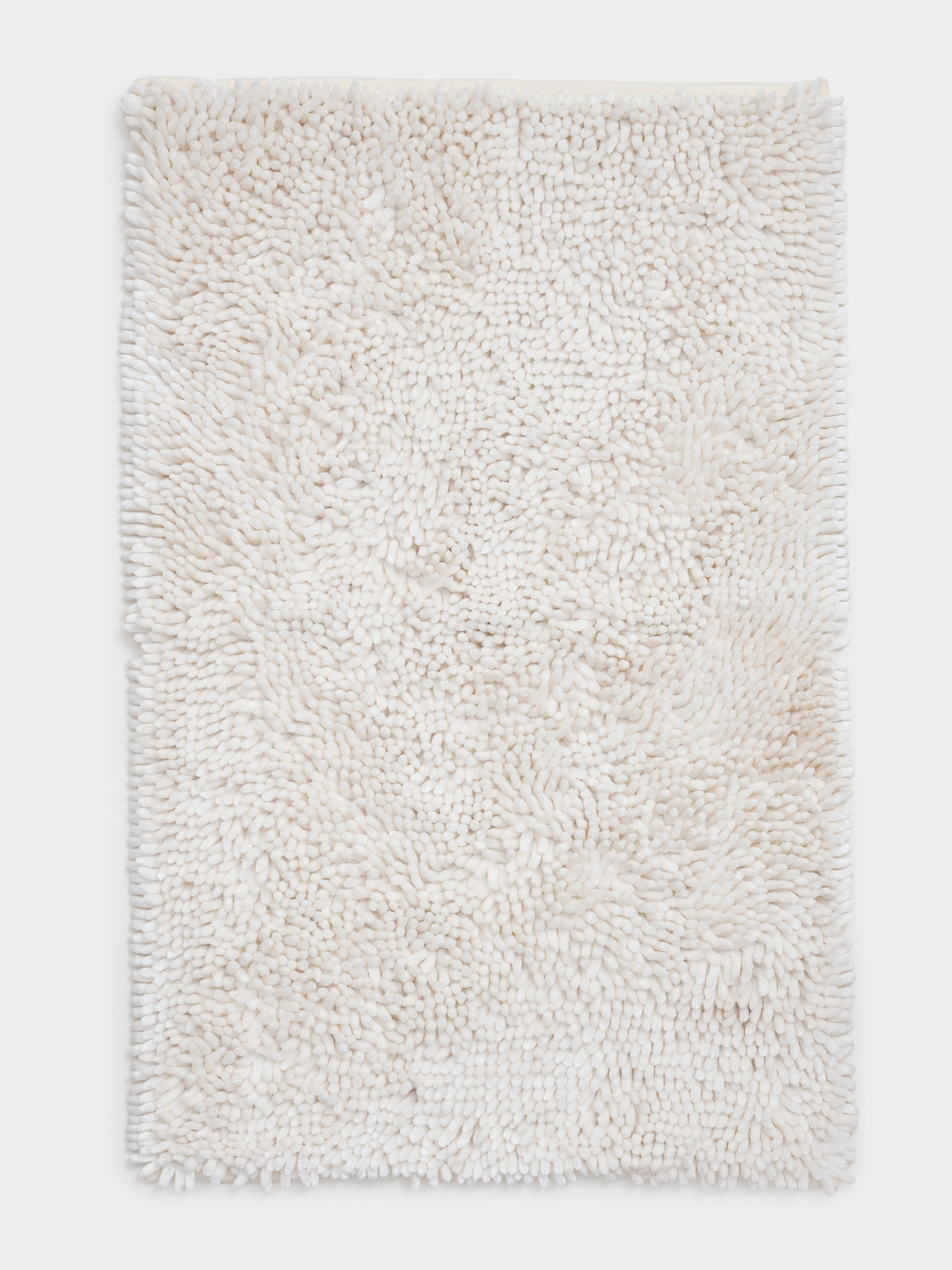 Mat, 50x80 cm, anti-slip, polyester, Milk, Fluff, image-1