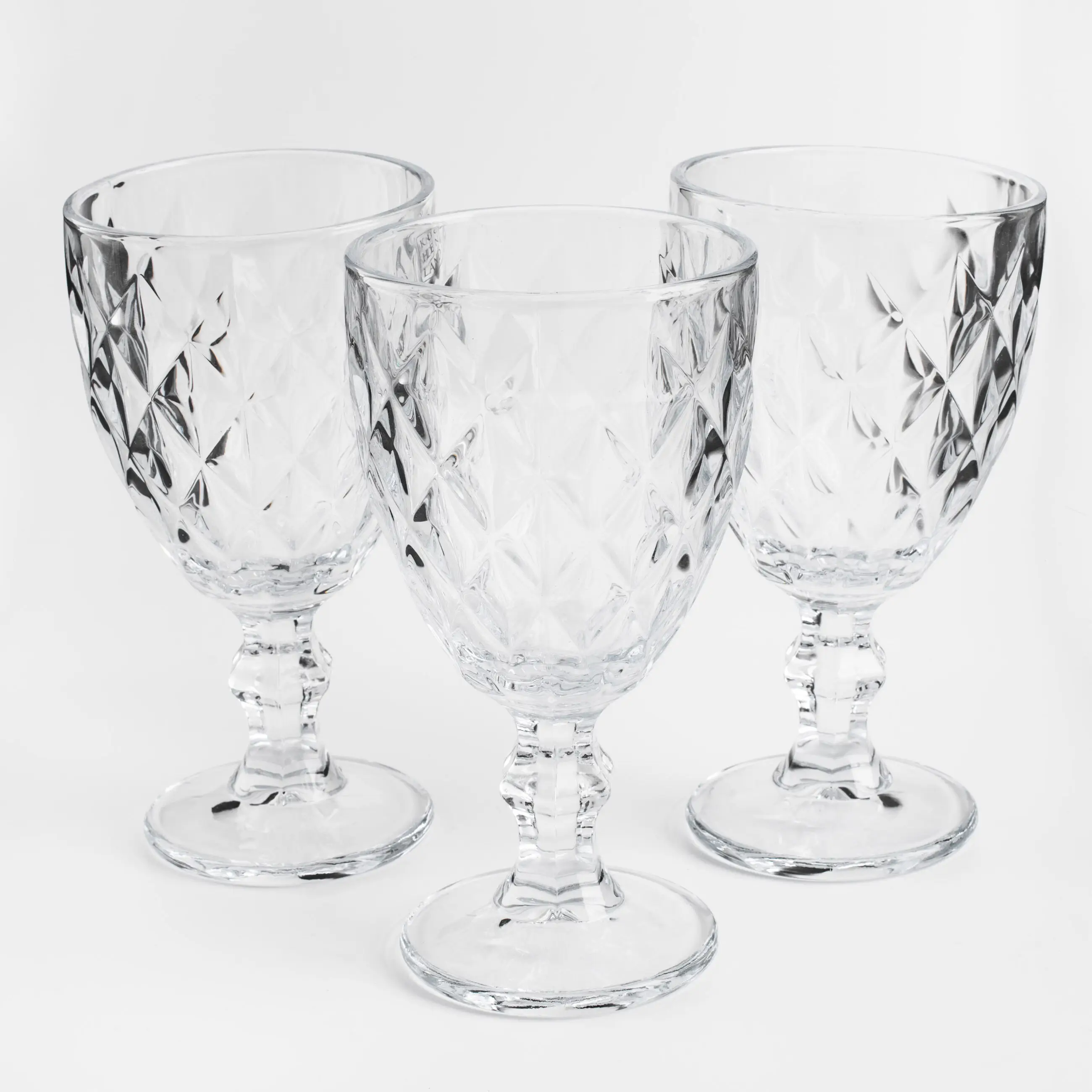 Wine glass, 360 ml, 6 pcs, glass R, Rhomb