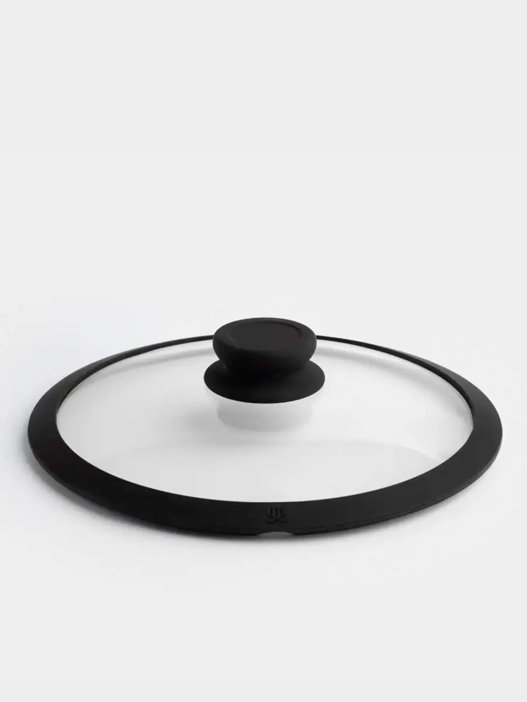 Lid, 24 cm, glass T / silicone, Solution accessory