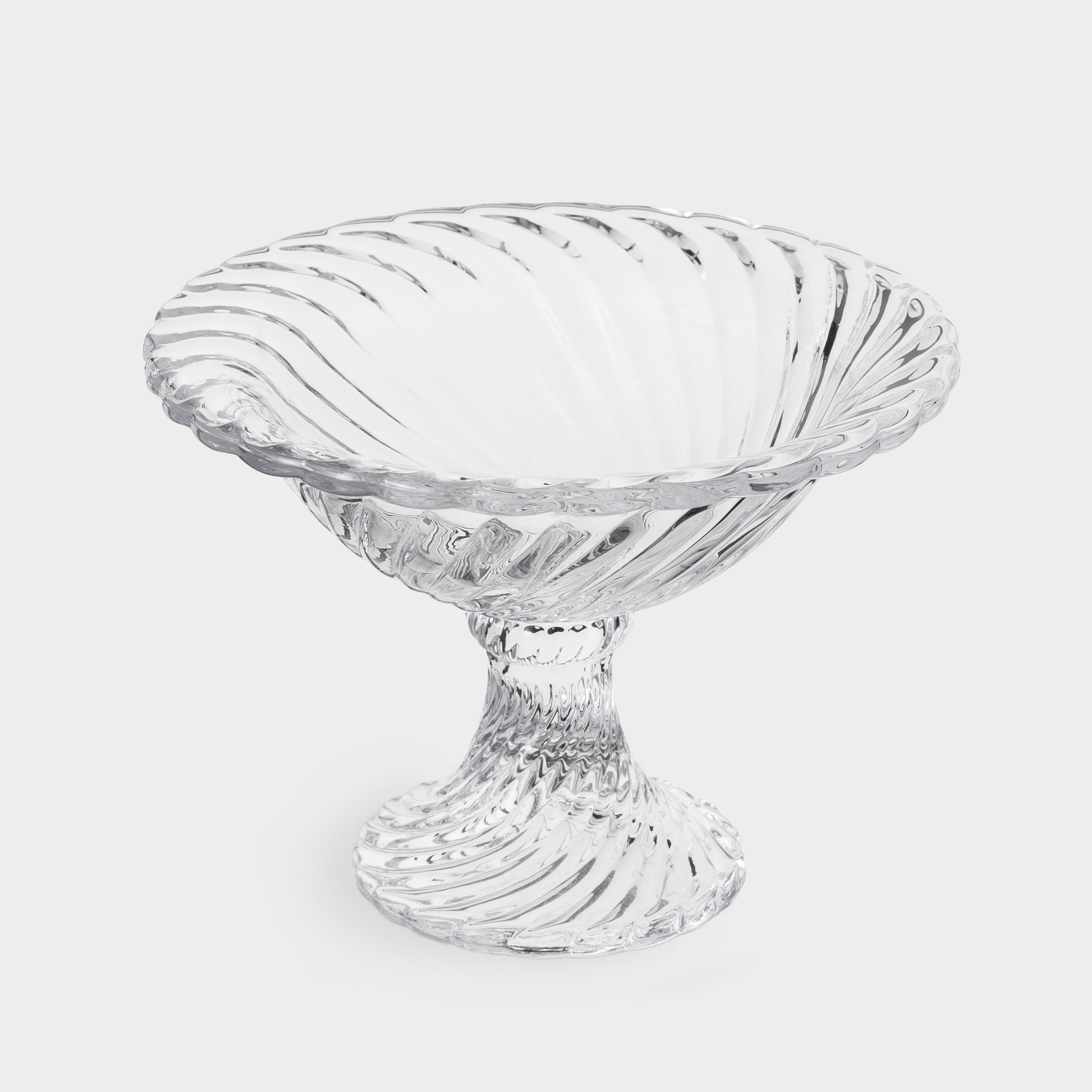 Candy bowl, 15x11 cm, on a leg, glass R, Lombardy R, image-0