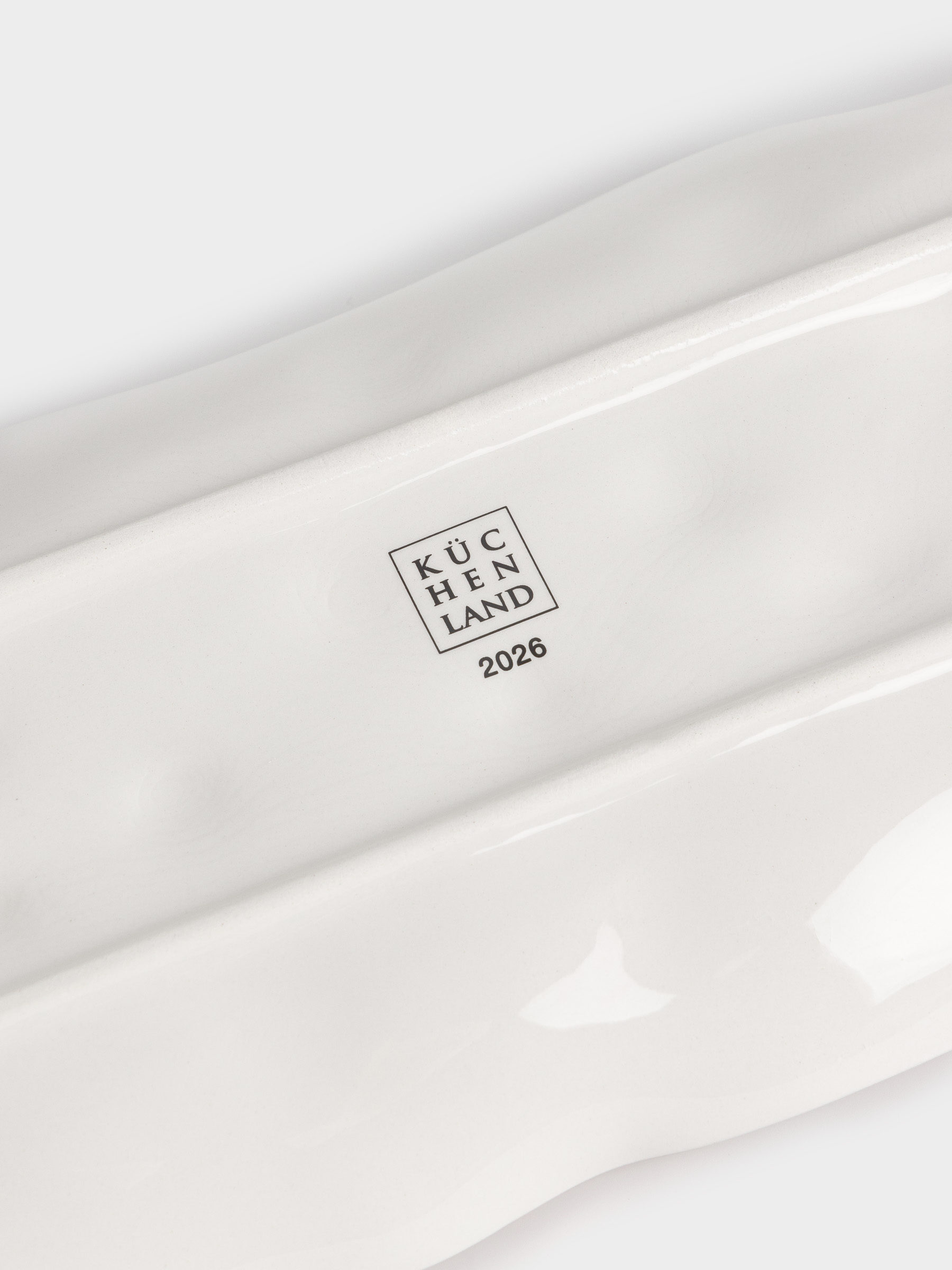 Dish, 33x13 cm, ceramic, rectangular, Horse with Christmas tree, Christmas tree, image-5