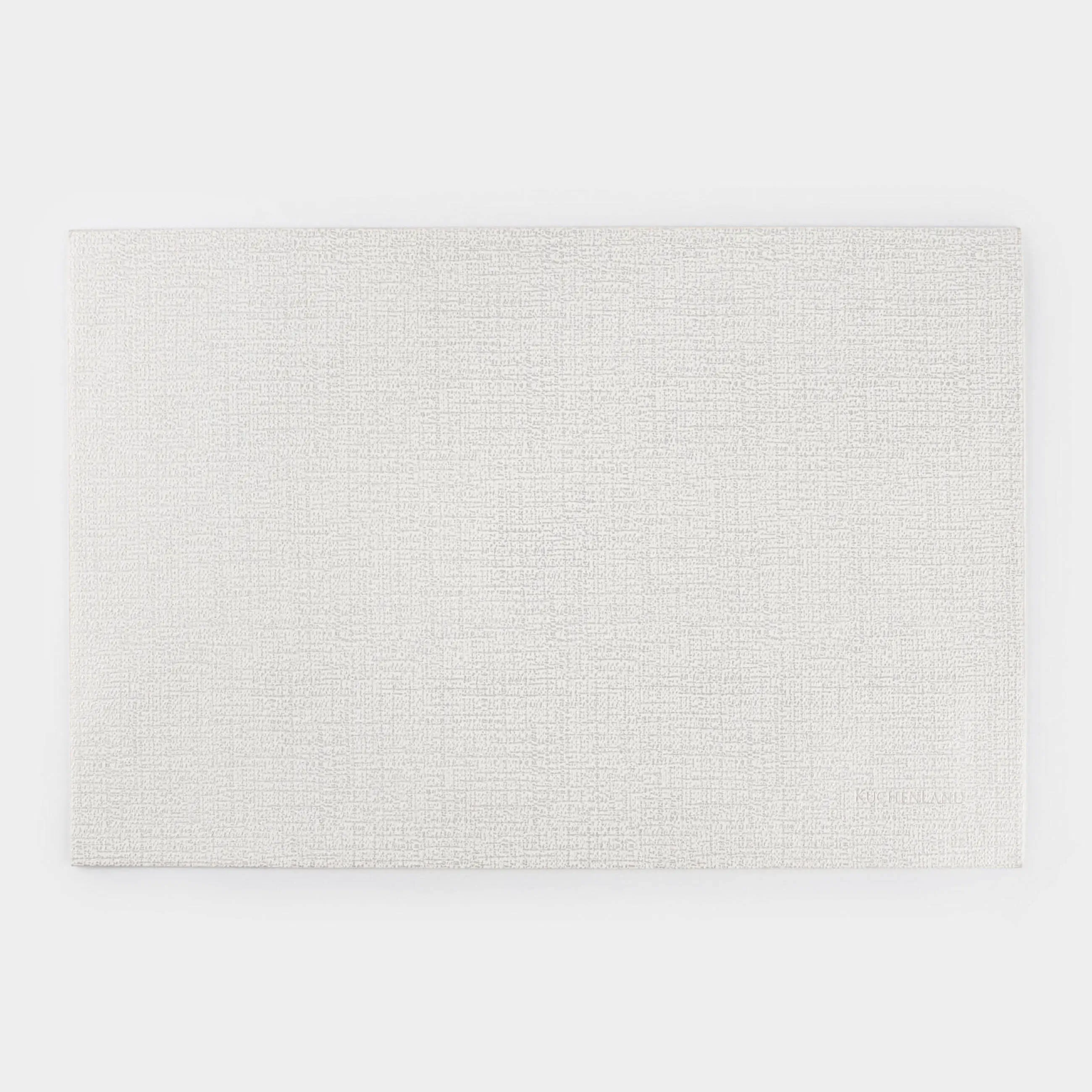 Napkin for appliances, 30x45 cm, PVC, rectangular, white, Silver drops, Rock