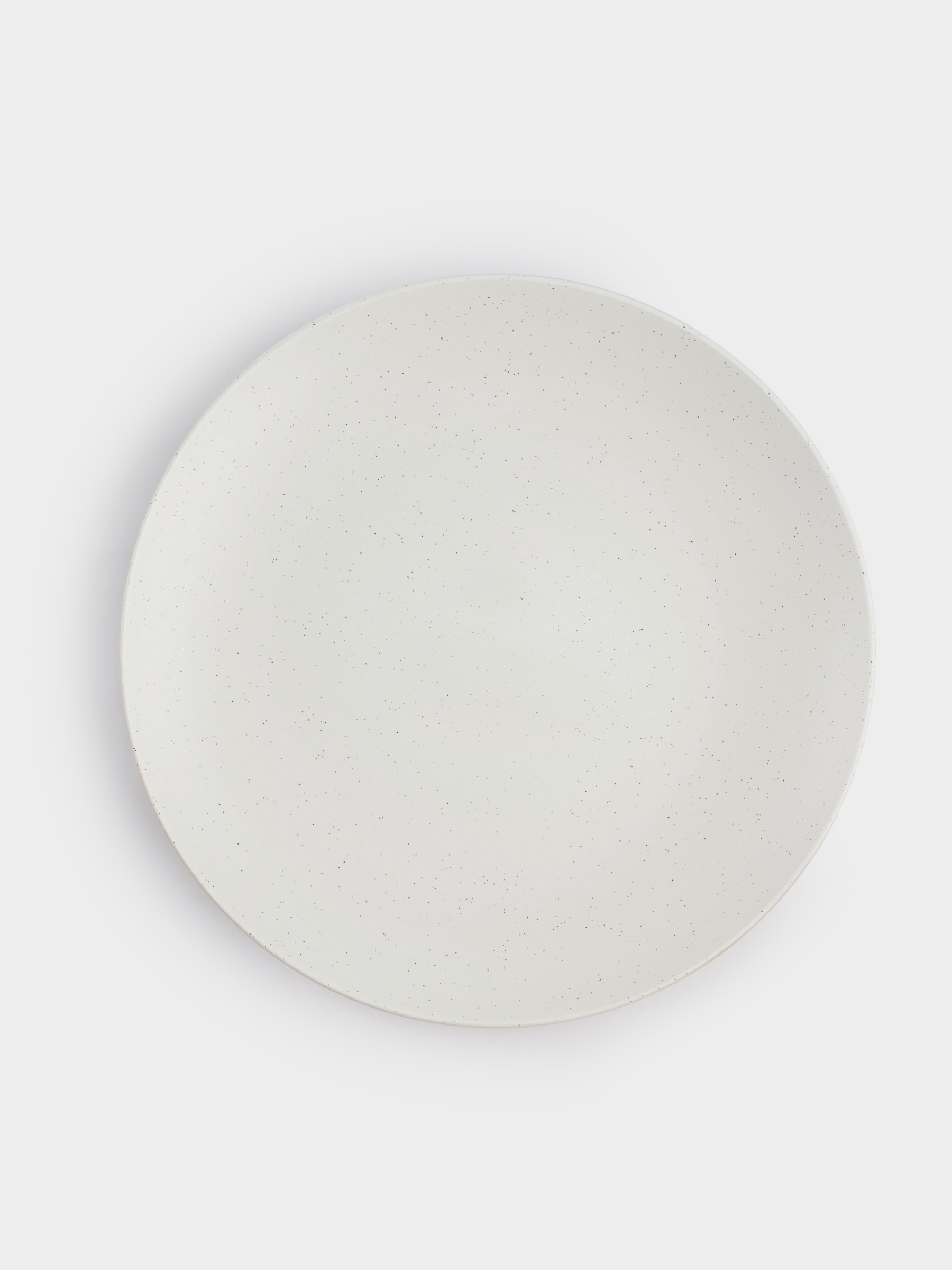 Dining set, 6 pers, 18 pr, ceramic, milk, speckled, Particle, image-4